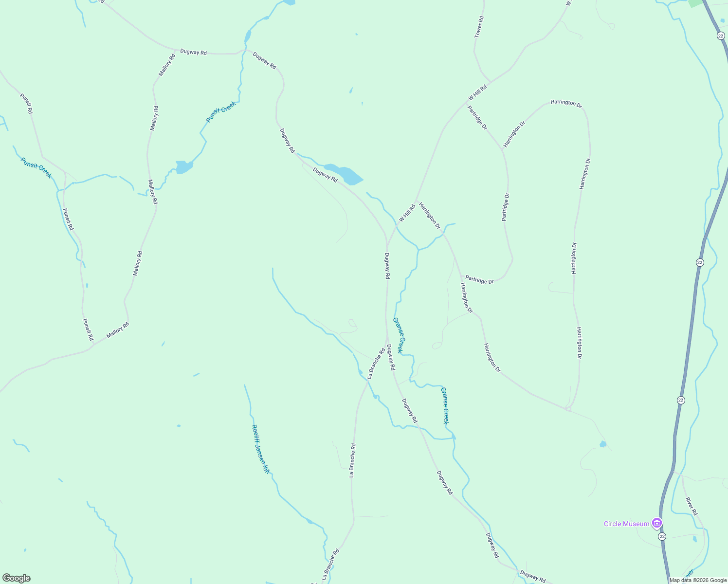 map of restaurants, bars, coffee shops, grocery stores, and more near 313 Dugway Rd in Hillsdale