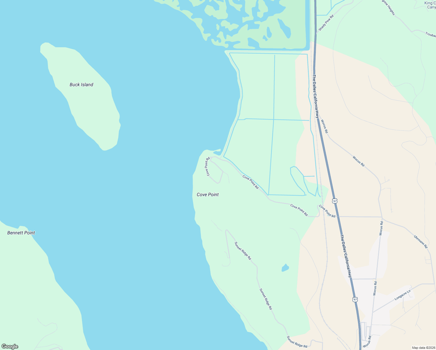map of restaurants, bars, coffee shops, grocery stores, and more near 1680 Cove Point Road in Klamath Falls