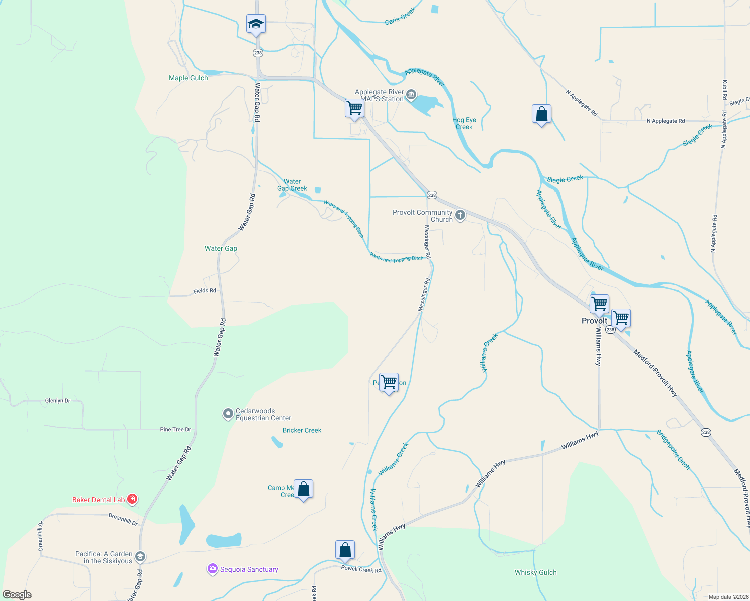 map of restaurants, bars, coffee shops, grocery stores, and more near in Provolt