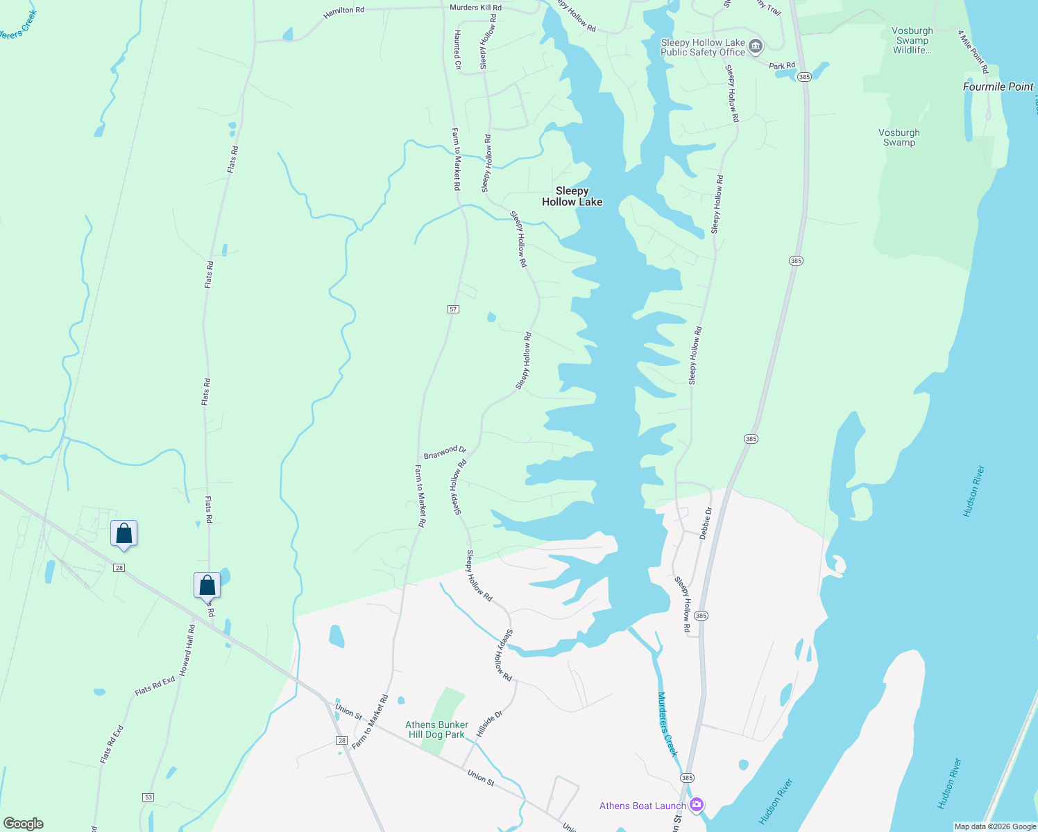 map of restaurants, bars, coffee shops, grocery stores, and more near 132 Sleepy Hollow Rd in Athens