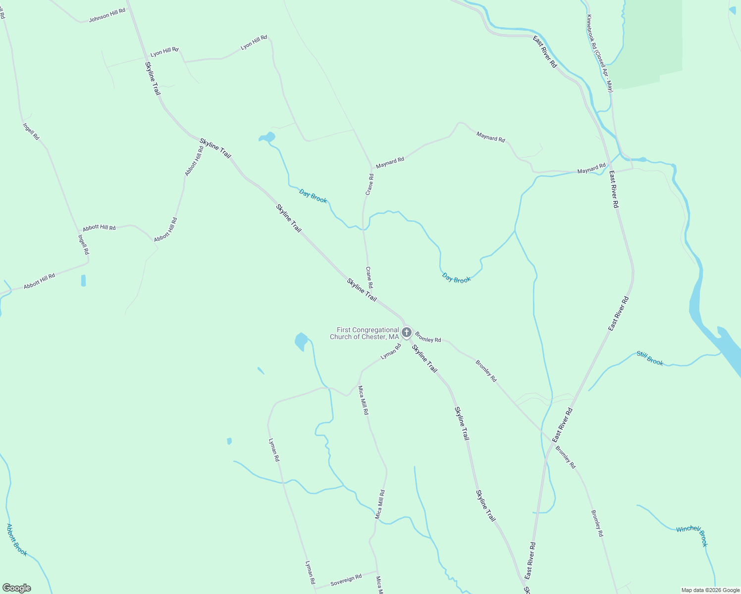 map of restaurants, bars, coffee shops, grocery stores, and more near 364 Skyline Trail in Chester
