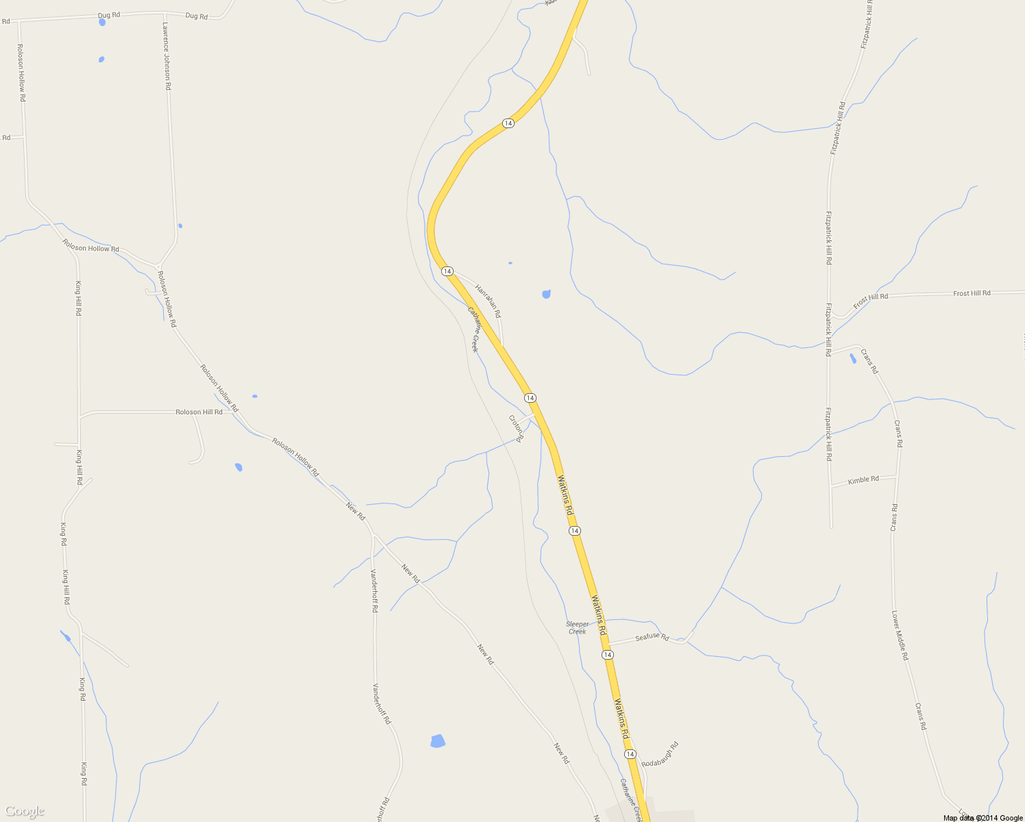 map of restaurants, bars, coffee shops, grocery stores, and more near 1300 Croton Road in Millport