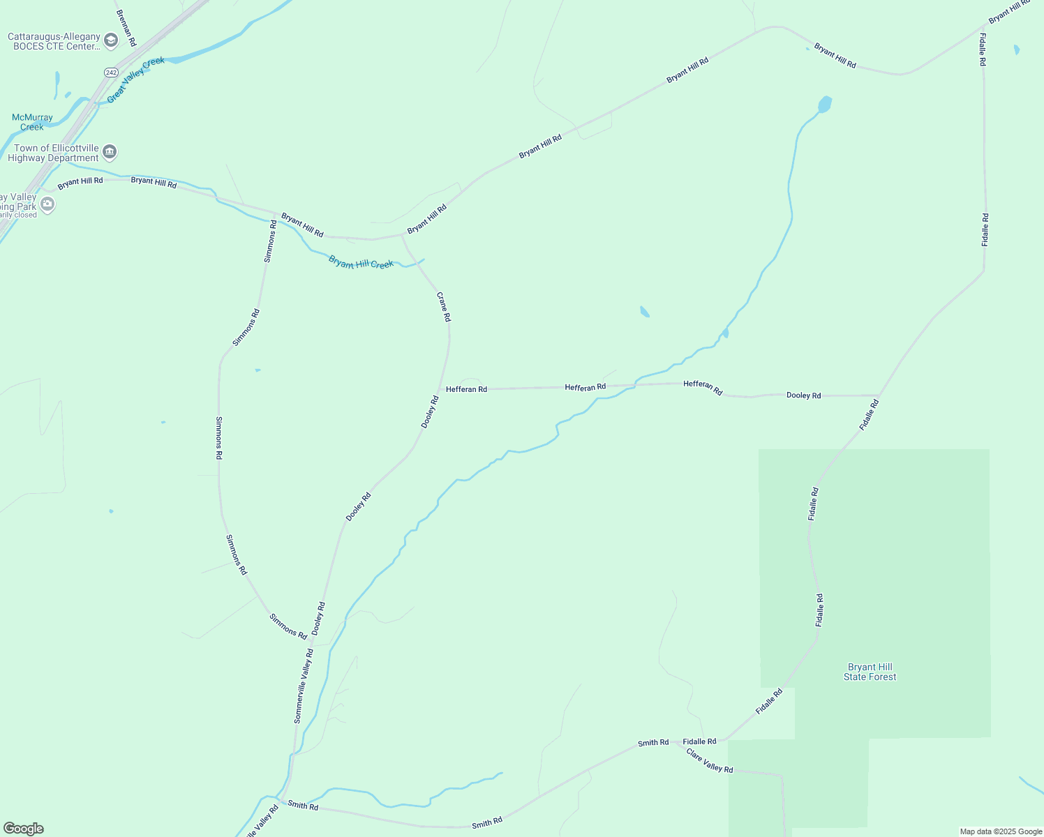 map of restaurants, bars, coffee shops, grocery stores, and more near 5114 Hefferan Road in Ellicottville