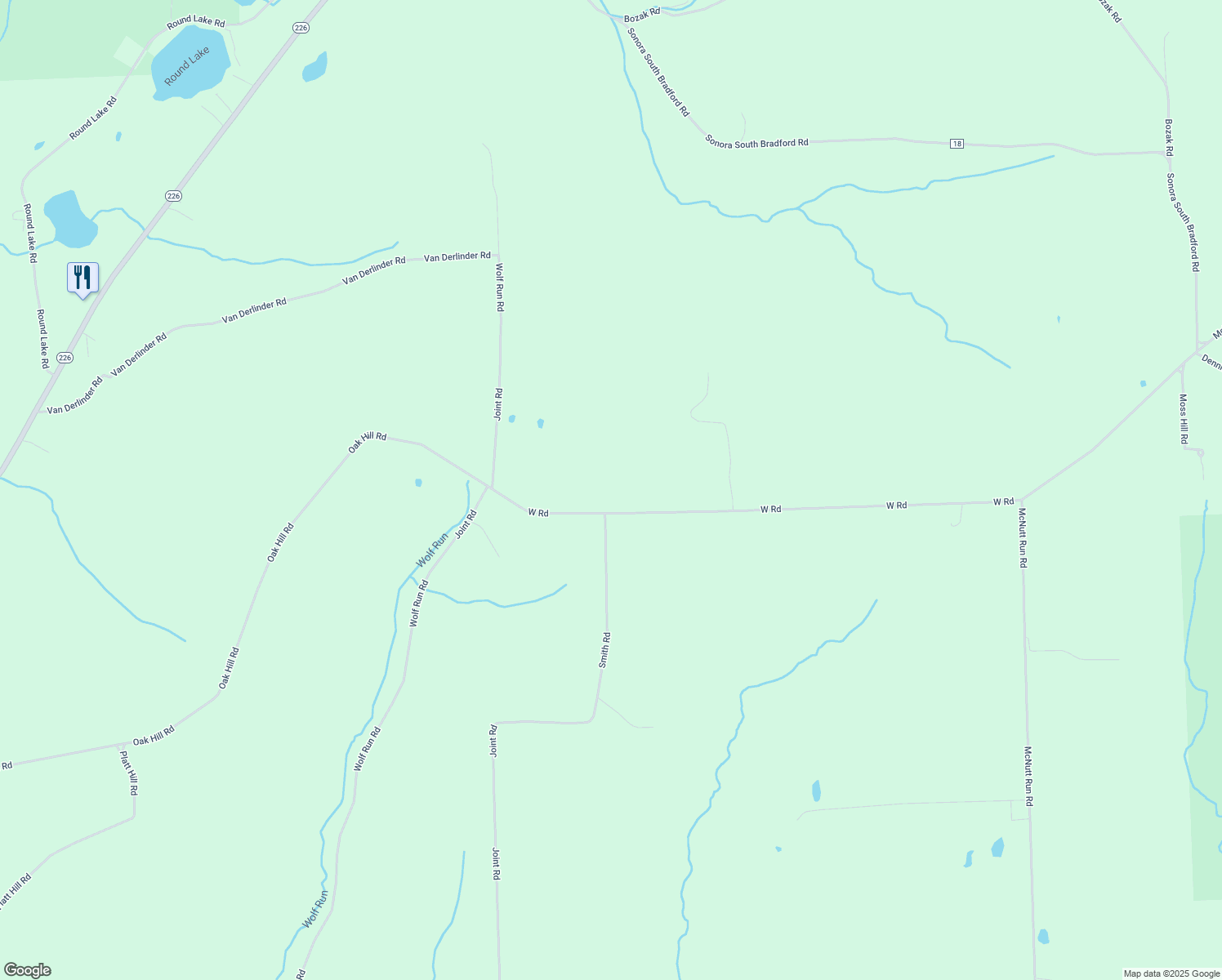 map of restaurants, bars, coffee shops, grocery stores, and more near 9089 West Road in Savona