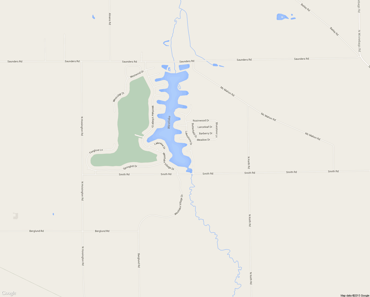 map of restaurants, bars, coffee shops, grocery stores, and more near 12551 Locke Lane in Winnebago