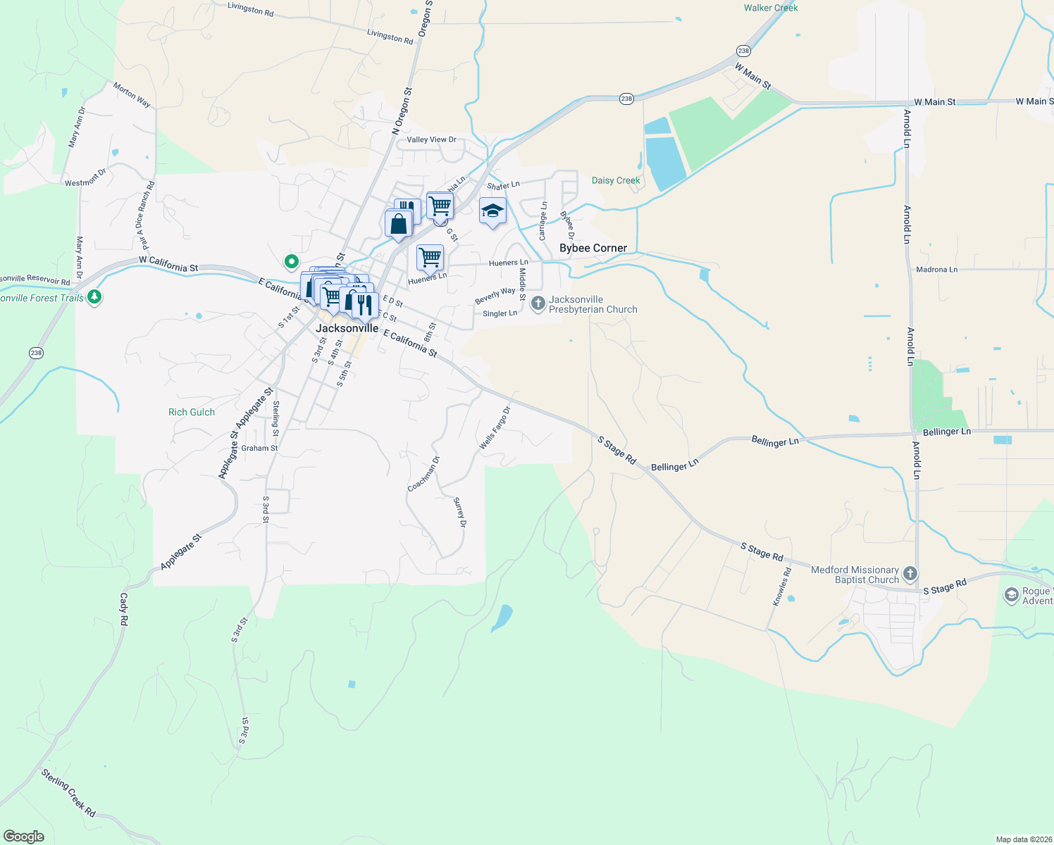 map of restaurants, bars, coffee shops, grocery stores, and more near 830 Wells Fargo Loop in Jacksonville