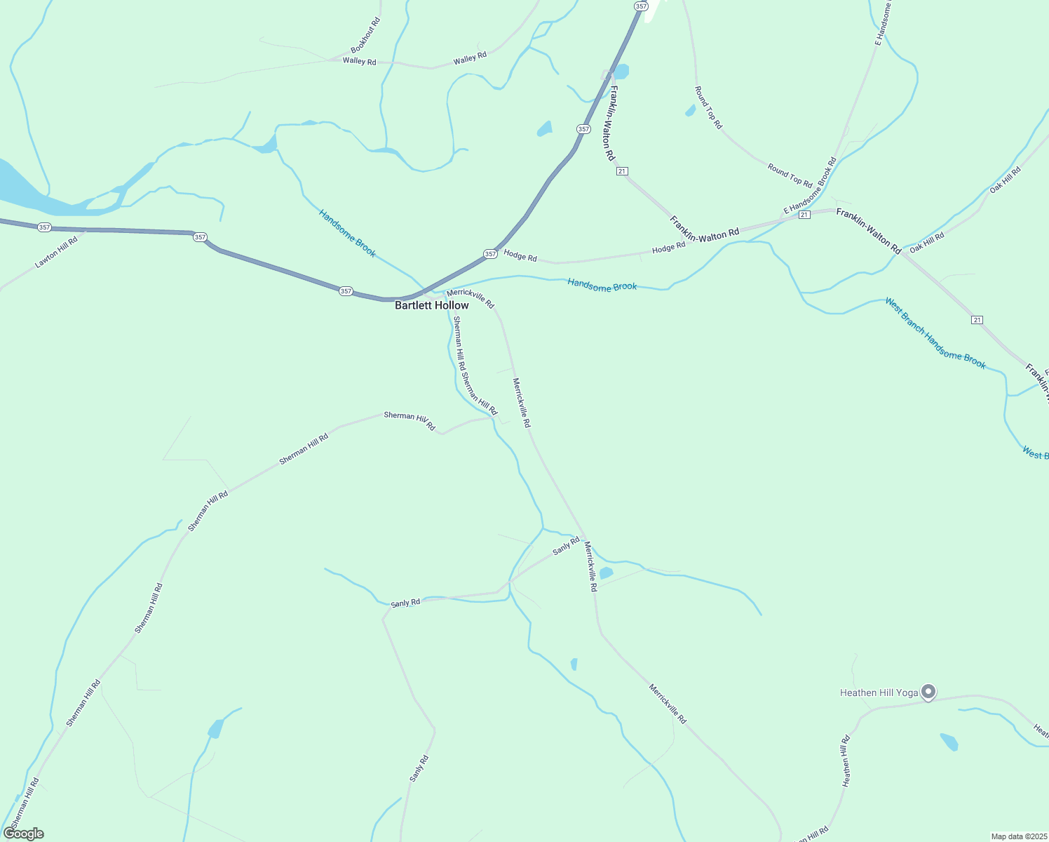 map of restaurants, bars, coffee shops, grocery stores, and more near 2561 Sherman Hill Road in Franklin