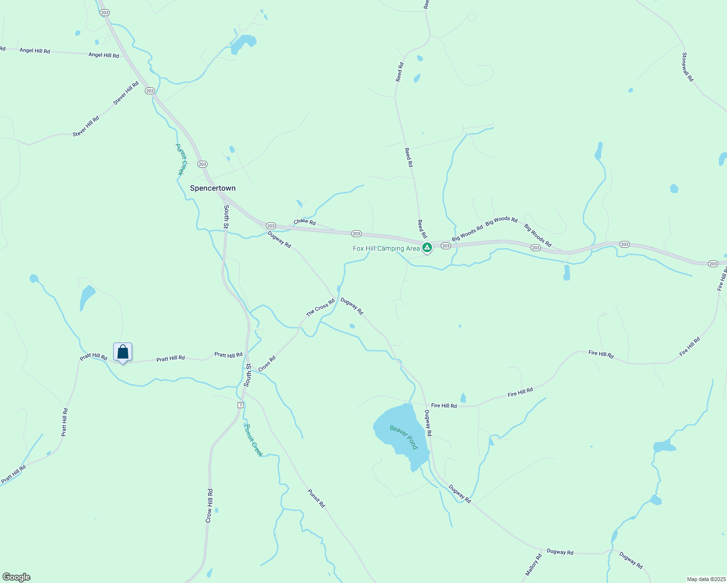 map of restaurants, bars, coffee shops, grocery stores, and more near 996 Dugway Road in Chatham