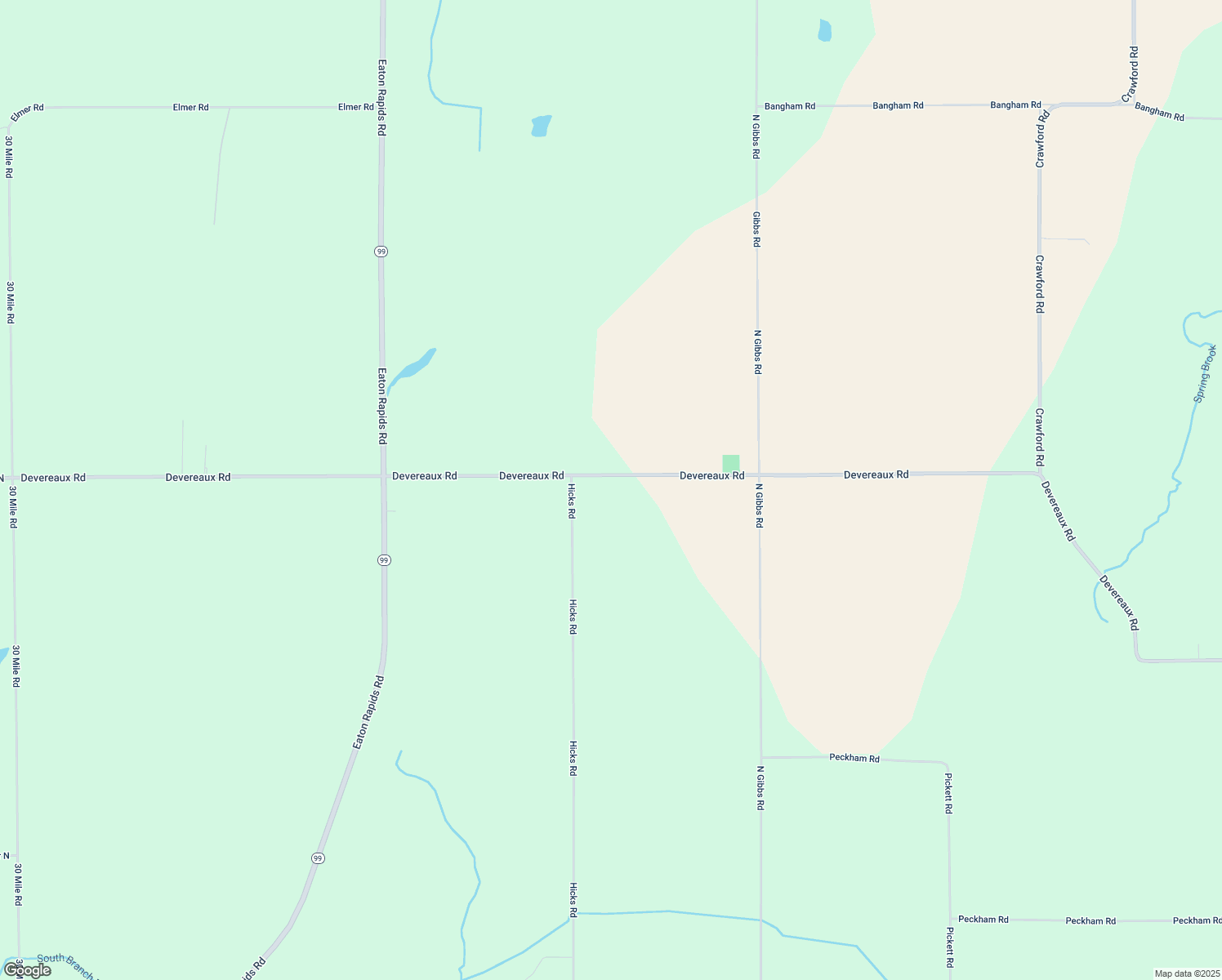 map of restaurants, bars, coffee shops, grocery stores, and more near 15481 Devereaux Road in Albion