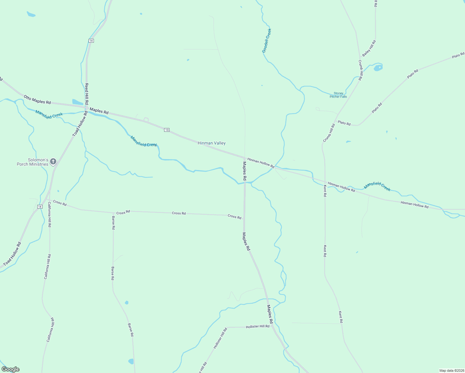 map of restaurants, bars, coffee shops, grocery stores, and more near 7651 Maples Road in Little Valley