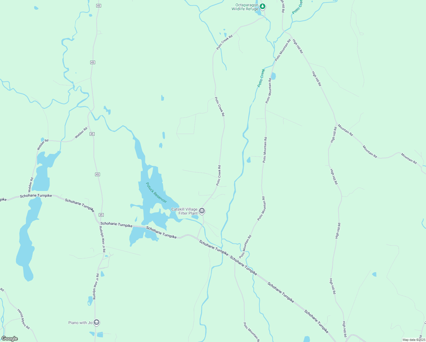 map of restaurants, bars, coffee shops, grocery stores, and more near 24 Kurdt Prusky Road in Earlton