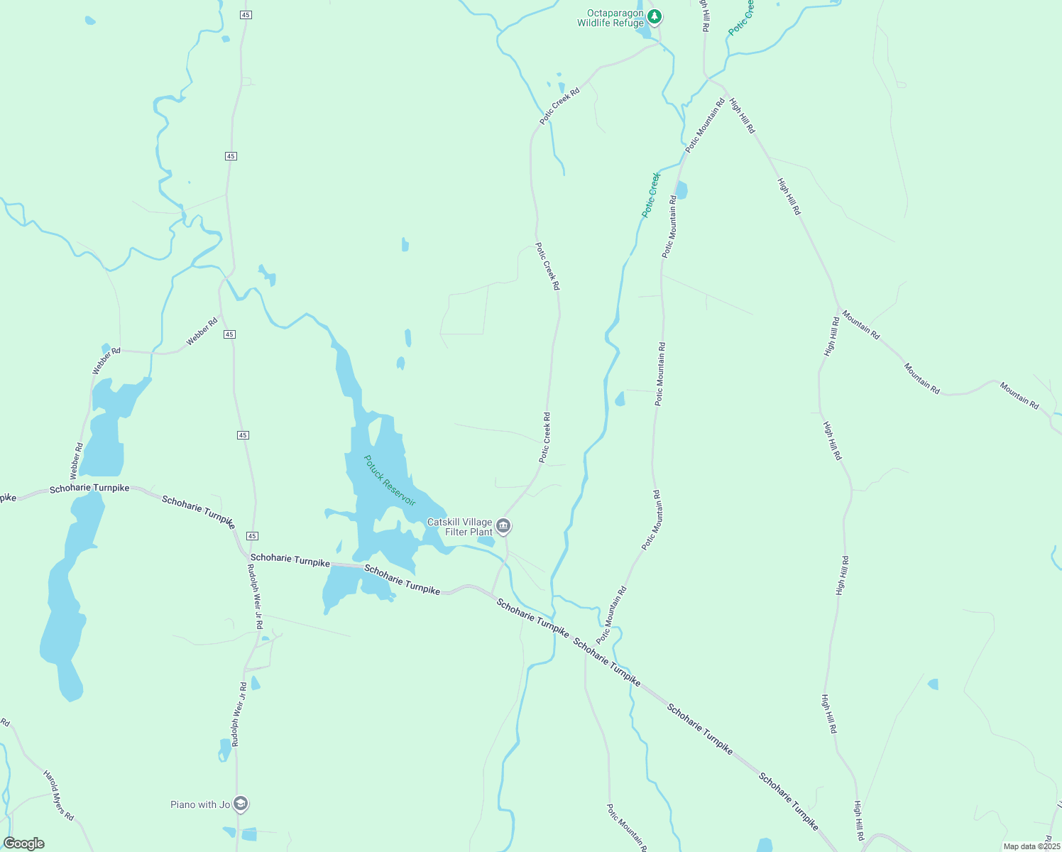 map of restaurants, bars, coffee shops, grocery stores, and more near 24 Kurdt Prusky Road in Earlton