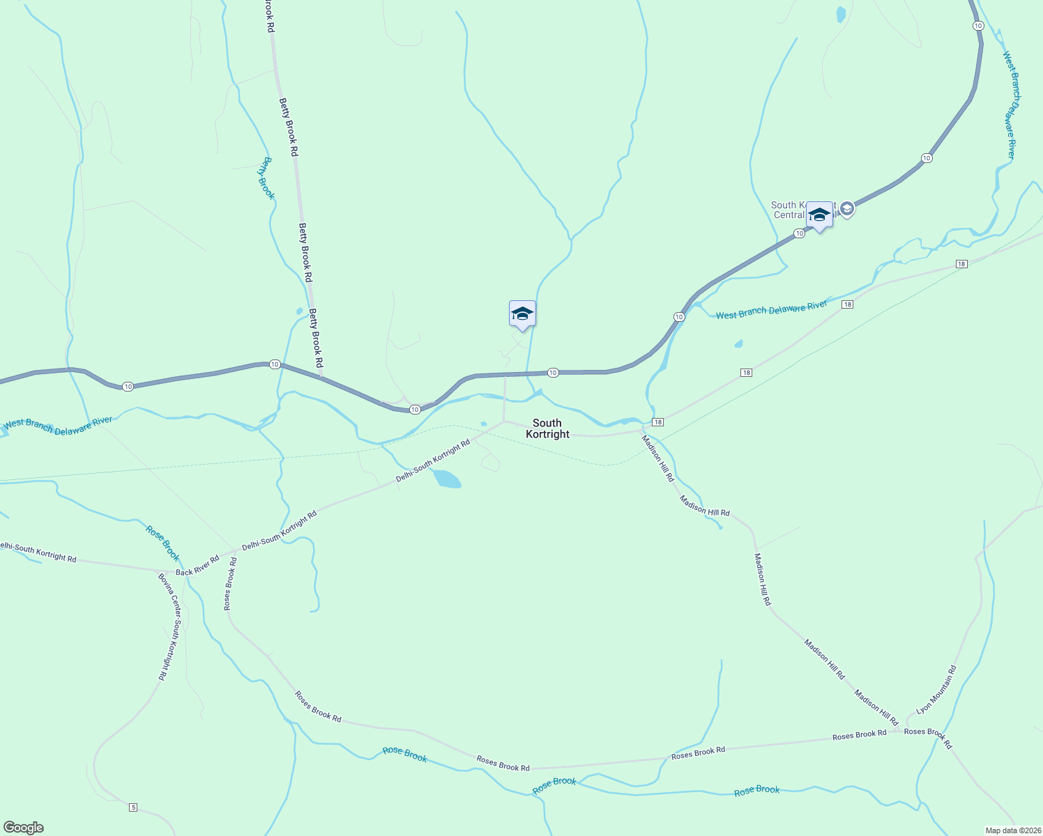 map of restaurants, bars, coffee shops, grocery stores, and more near 10723 County Hwy 18 St in Hobart