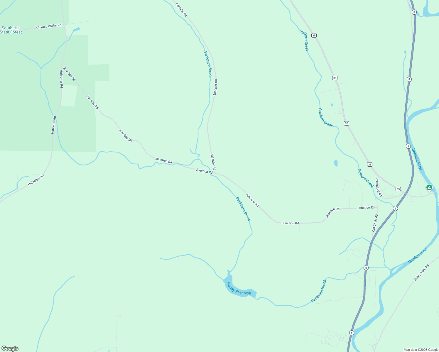 map of restaurants, bars, coffee shops, grocery stores, and more near 294 Schlafer Road in Bainbridge