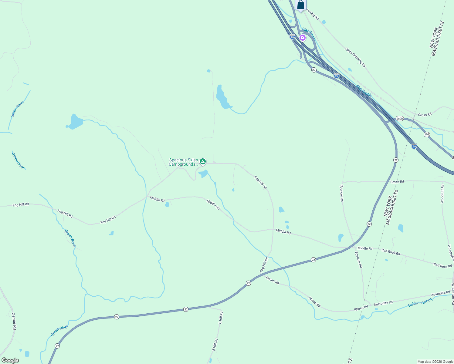 map of restaurants, bars, coffee shops, grocery stores, and more near 26 Rapp Rd in Austerlitz