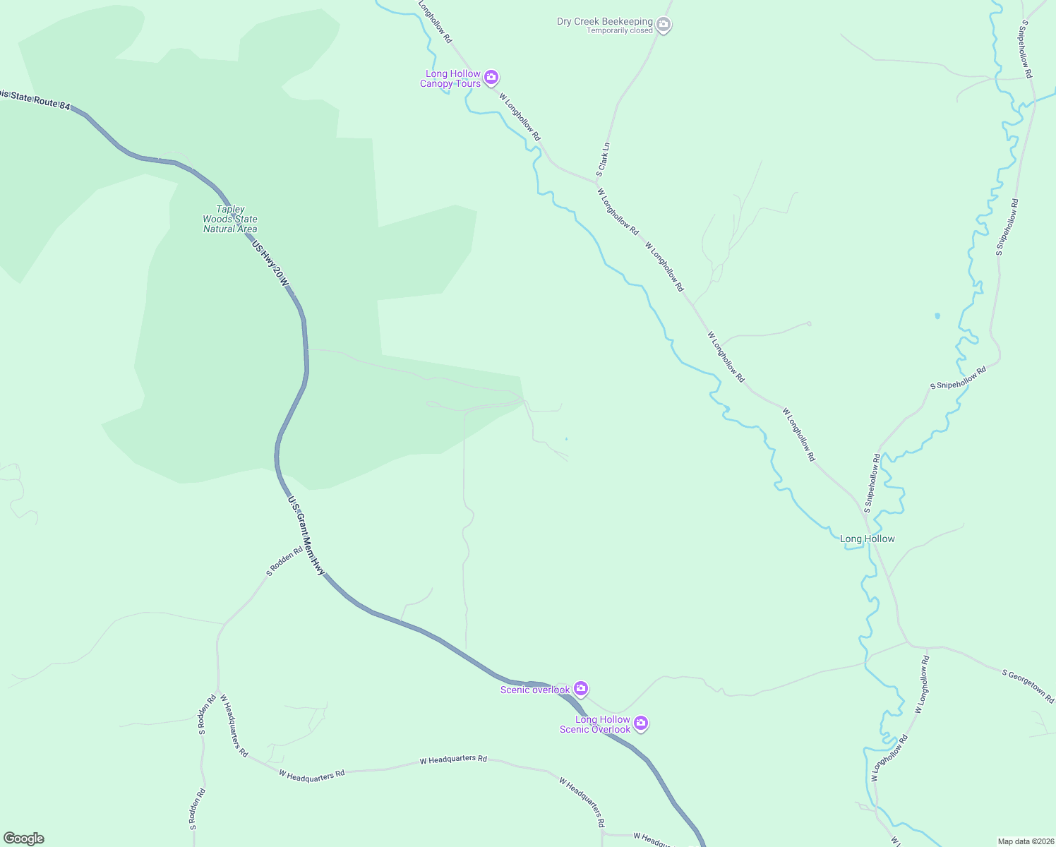 map of restaurants, bars, coffee shops, grocery stores, and more near 3101 West Mitchell Road in Galena