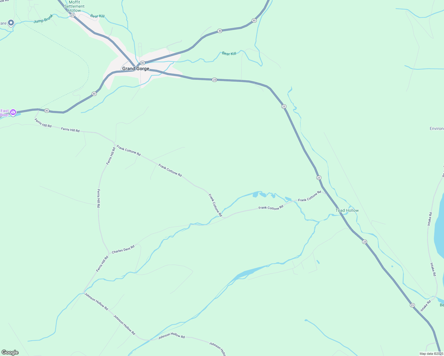 map of restaurants, bars, coffee shops, grocery stores, and more near in Grand Gorge