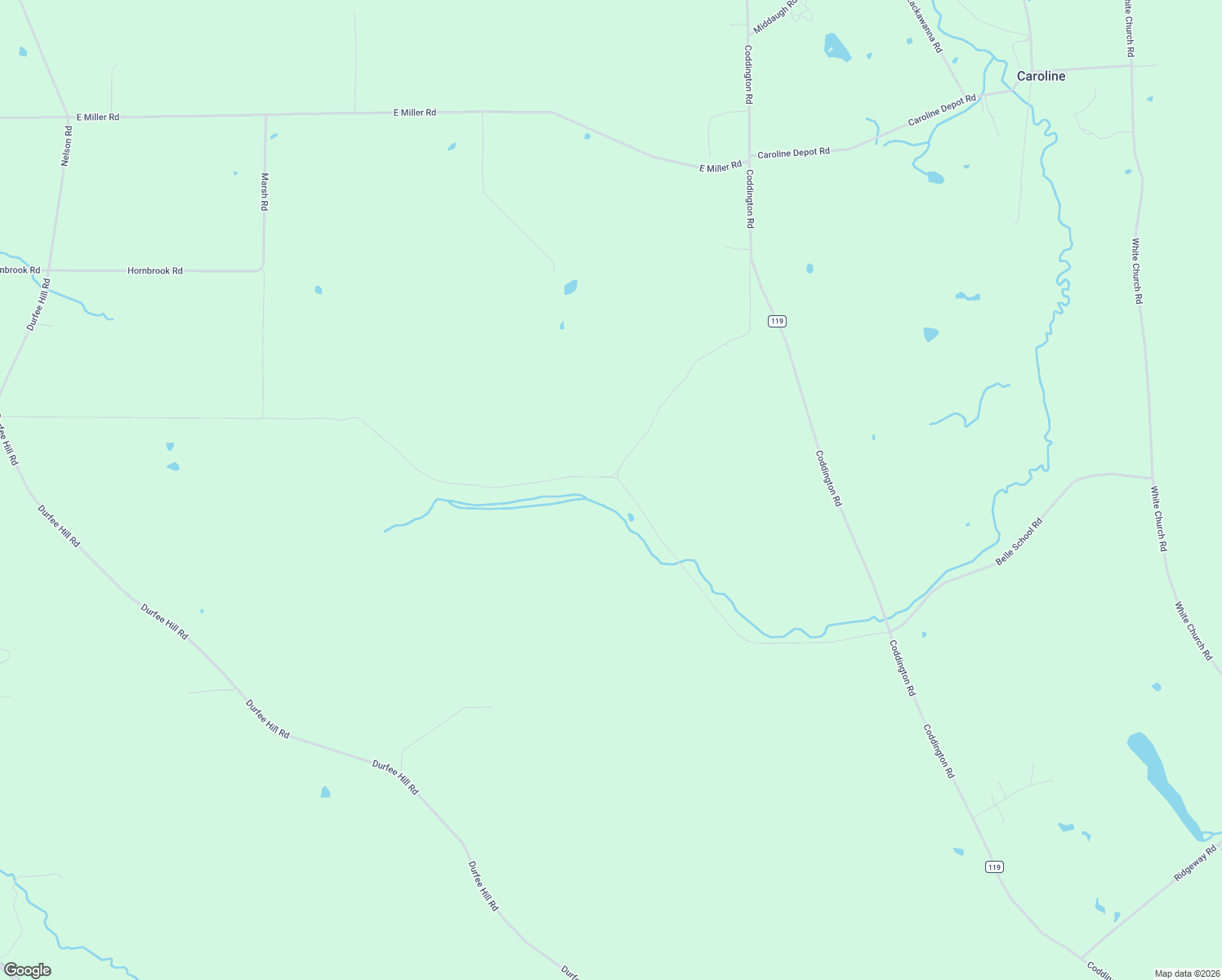 map of restaurants, bars, coffee shops, grocery stores, and more near 12 Deputron Hollow Road in Brooktondale