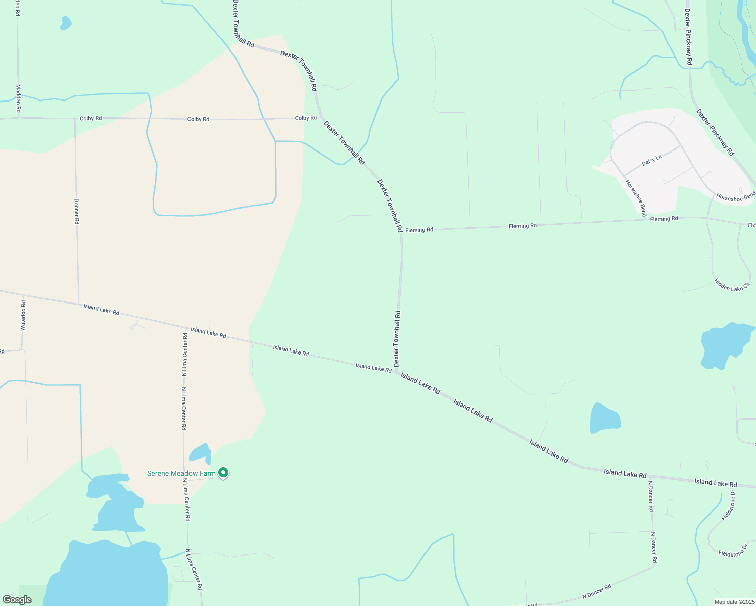 map of restaurants, bars, coffee shops, grocery stores, and more near 4233 Dexter Townhall Rd in Dexter