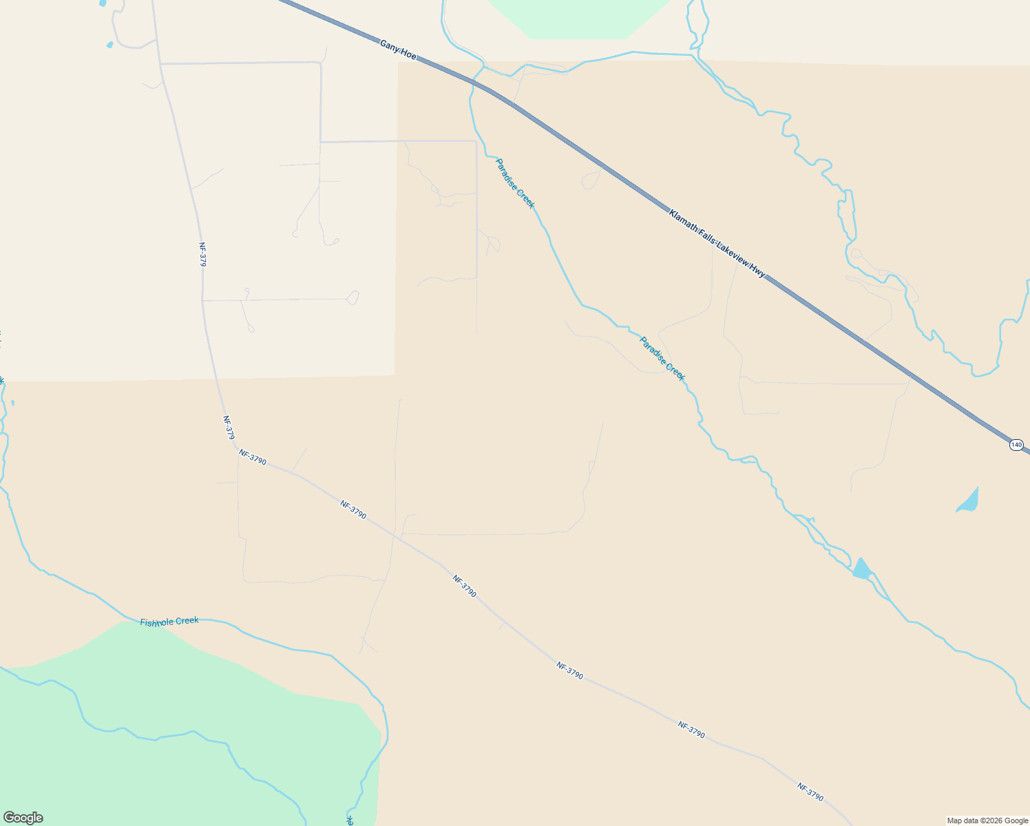 map of restaurants, bars, coffee shops, grocery stores, and more near Unnamed Road in Bly