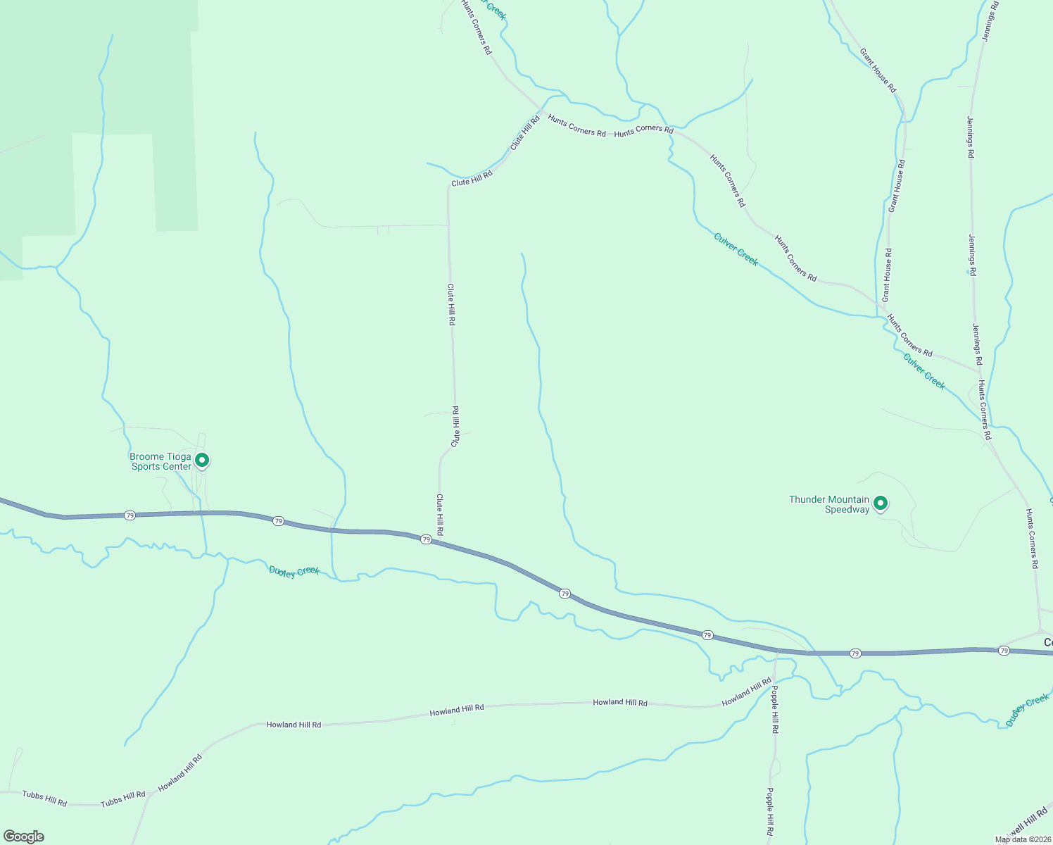map of restaurants, bars, coffee shops, grocery stores, and more near 78 Clute Hill Road in Richford