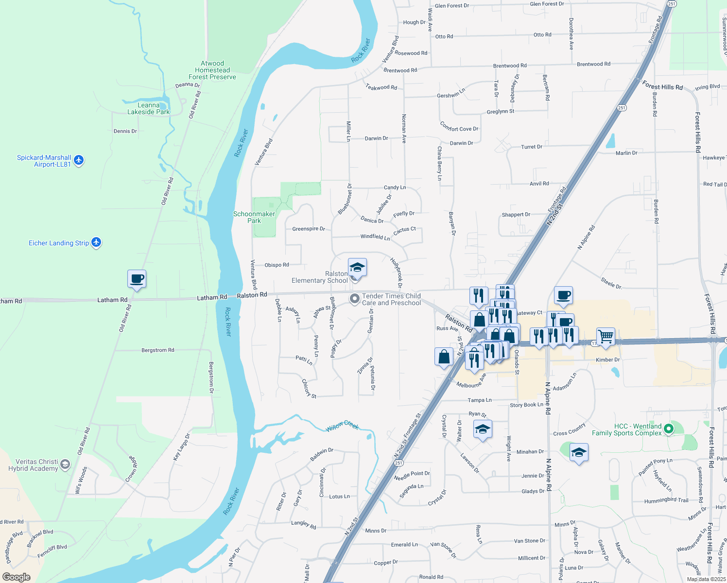 Ralston Road, Machesney Park IL Walk Score