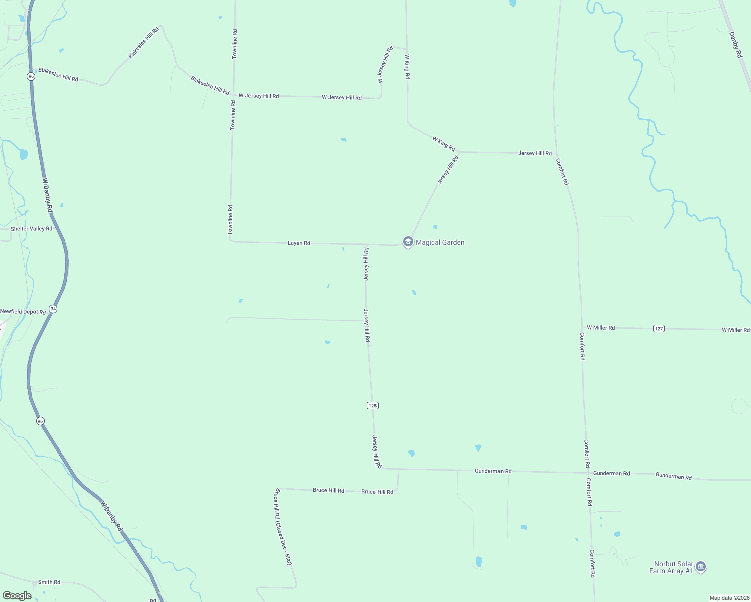map of restaurants, bars, coffee shops, grocery stores, and more near 257 Jersey Hill Rd in Ithaca