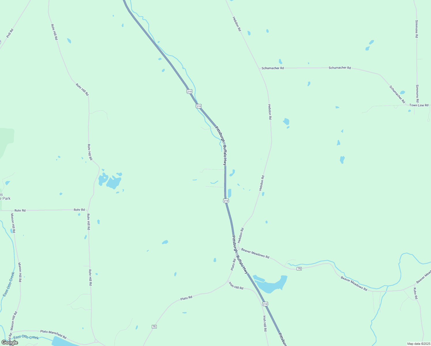 map of restaurants, bars, coffee shops, grocery stores, and more near 8609 U.S. 219 in West Valley