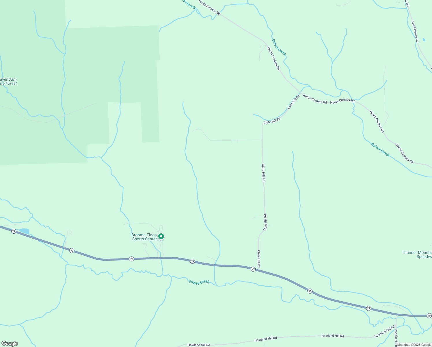 map of restaurants, bars, coffee shops, grocery stores, and more near 10175 State Route 79 in Richford