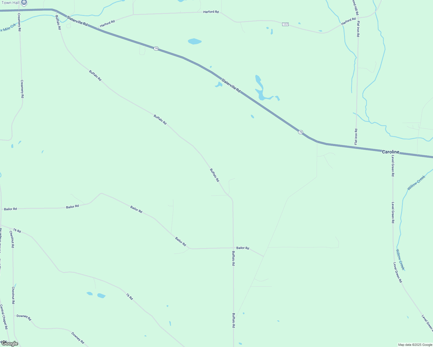 map of restaurants, bars, coffee shops, grocery stores, and more near 375 Buffalo Rd in Brooktondale