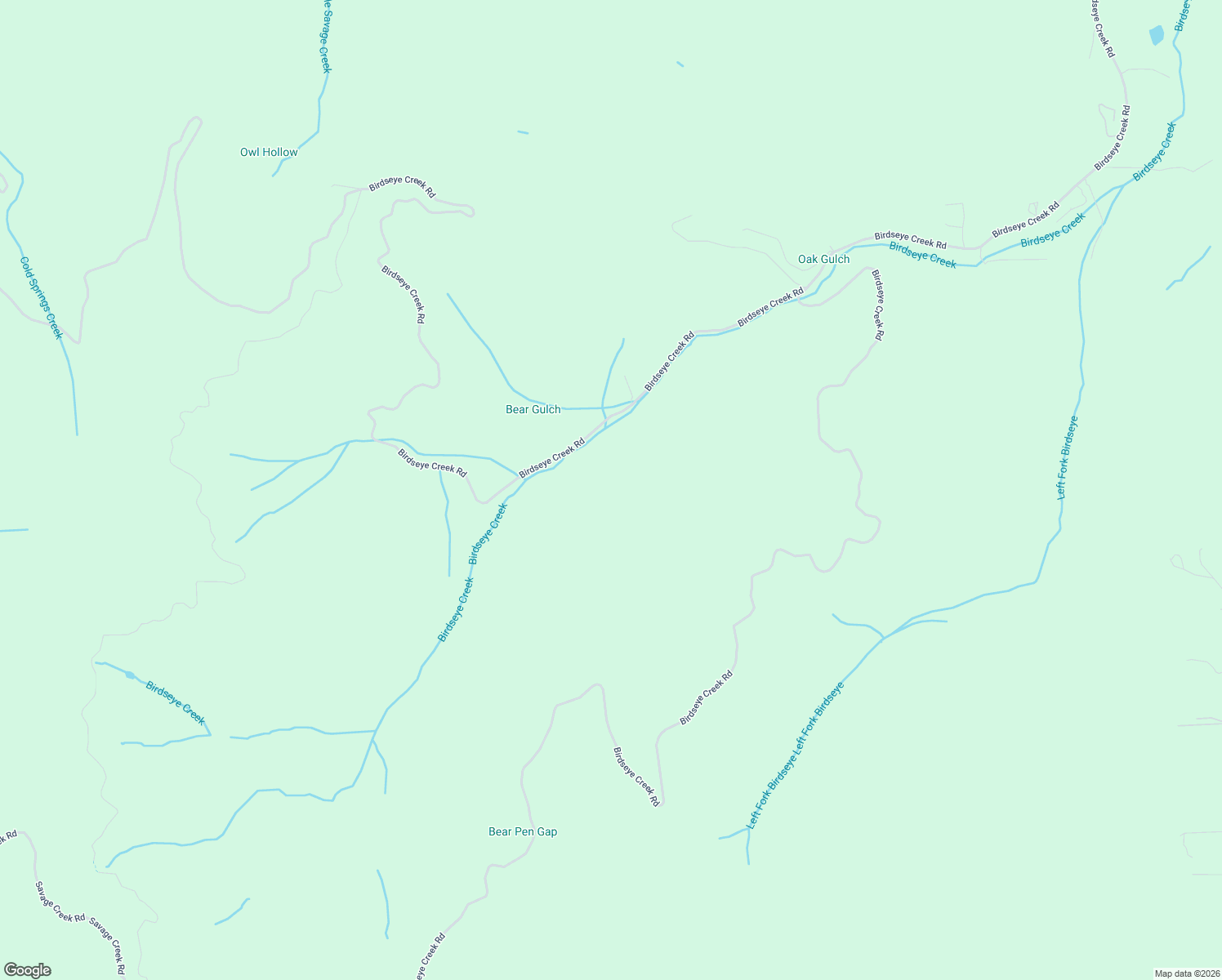 map of restaurants, bars, coffee shops, grocery stores, and more near 2905 Birdseye Creek Road in Gold Hill