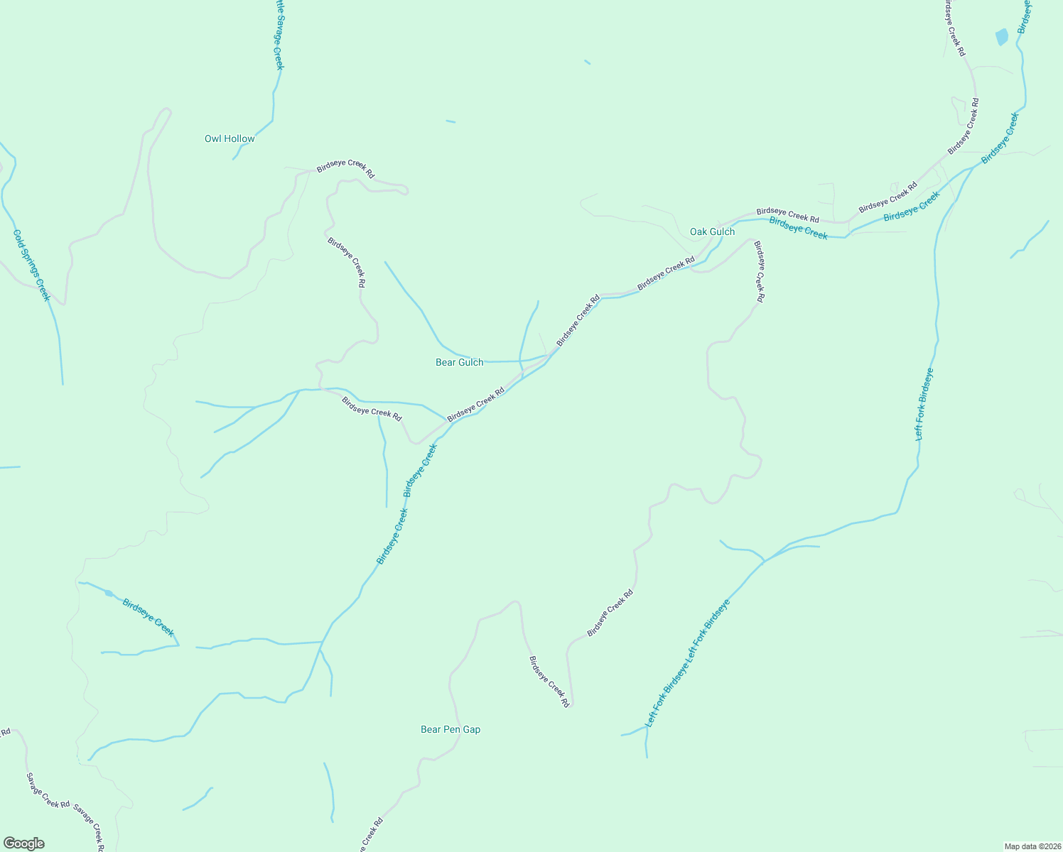 map of restaurants, bars, coffee shops, grocery stores, and more near 2905 Birdseye Creek Road in Gold Hill