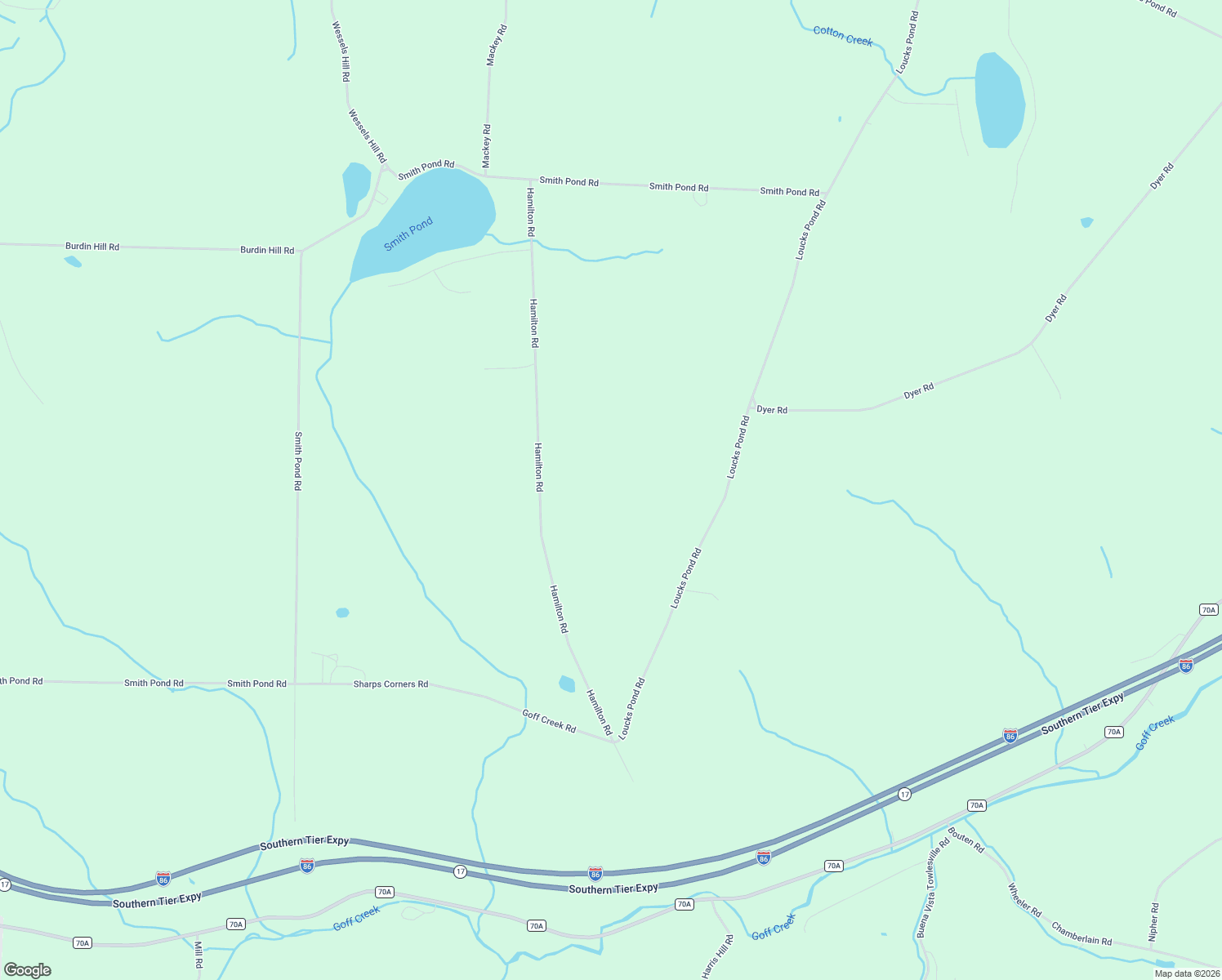 map of restaurants, bars, coffee shops, grocery stores, and more near 7779 Hamilton Rd in Avoca