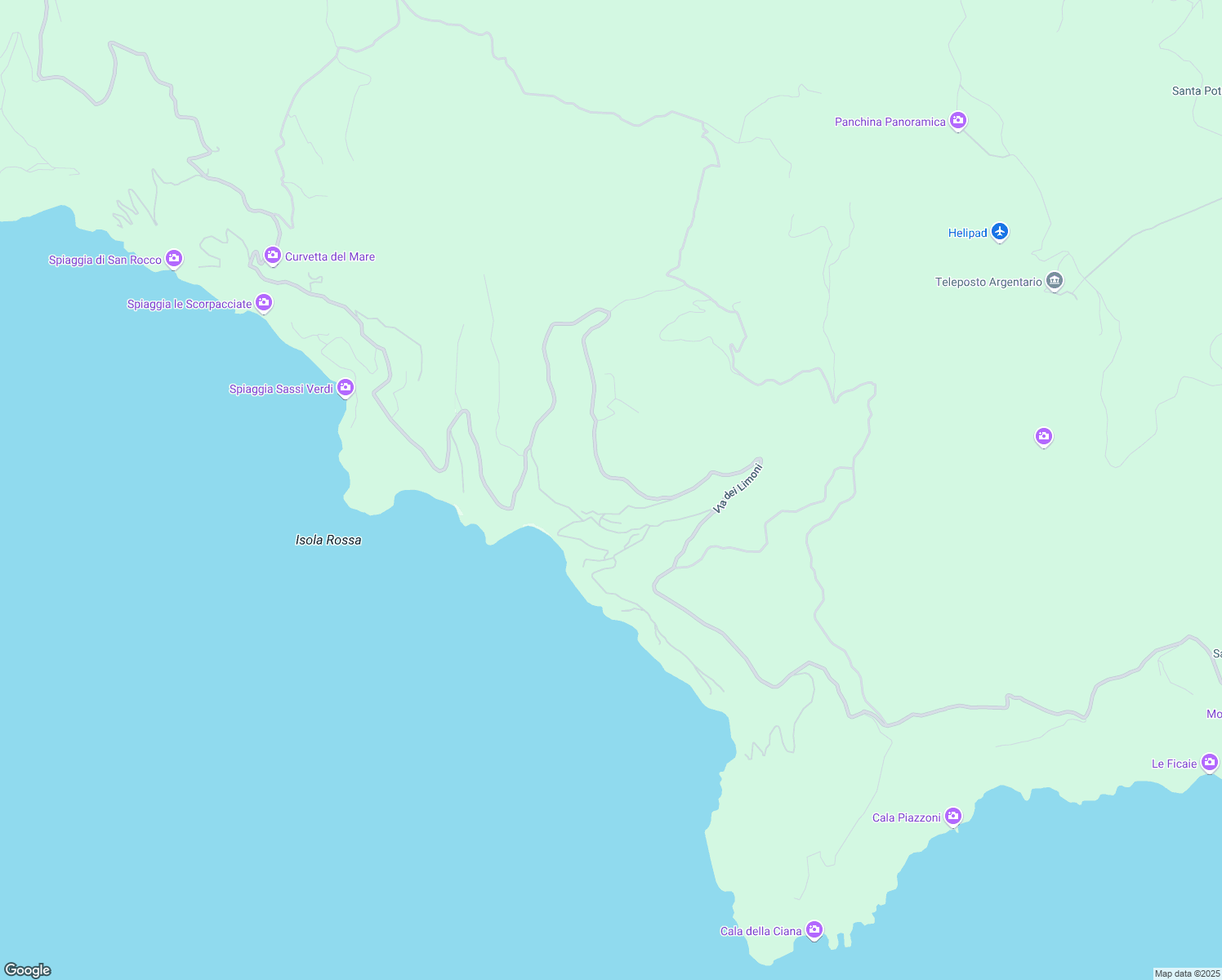 map of restaurants, bars, coffee shops, grocery stores, and more near in Province of Grosseto