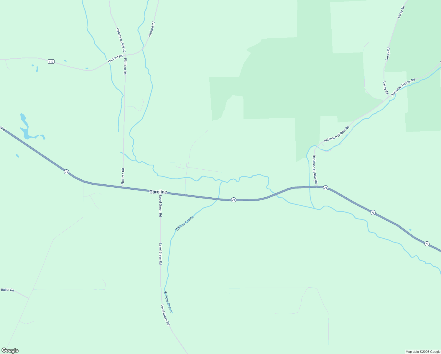 map of restaurants, bars, coffee shops, grocery stores, and more near 44 Light Rd in Brooktondale