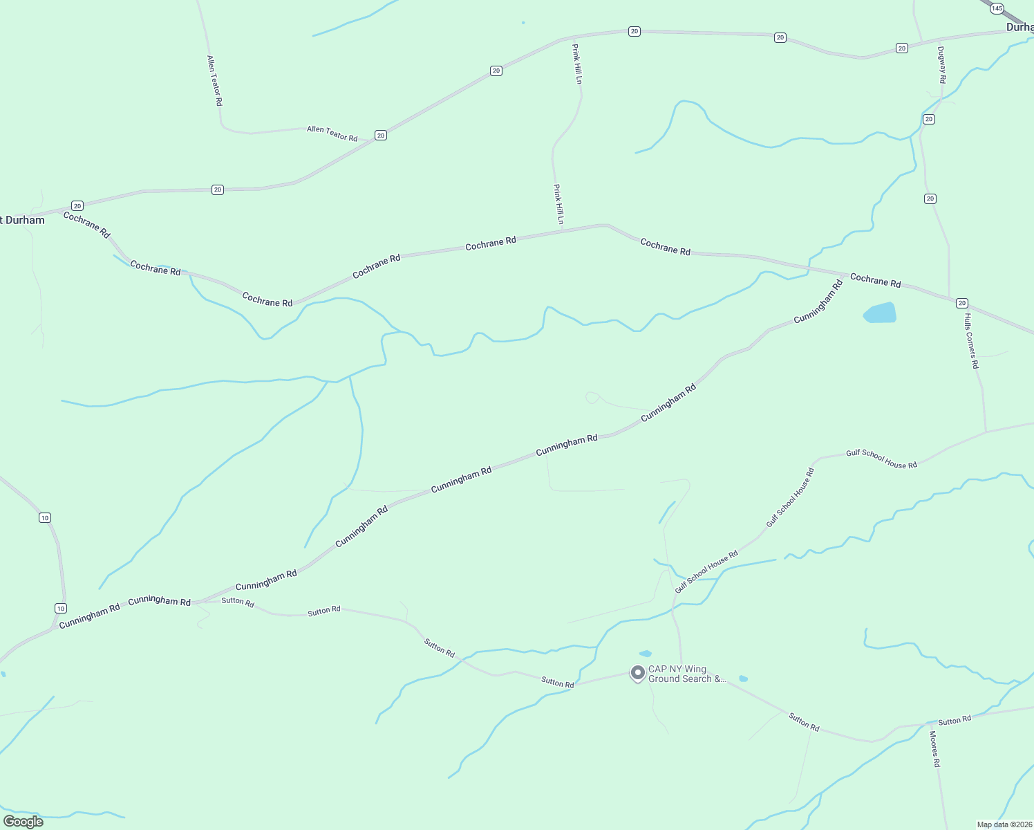 map of restaurants, bars, coffee shops, grocery stores, and more near 452 Cunningham Road in Greene