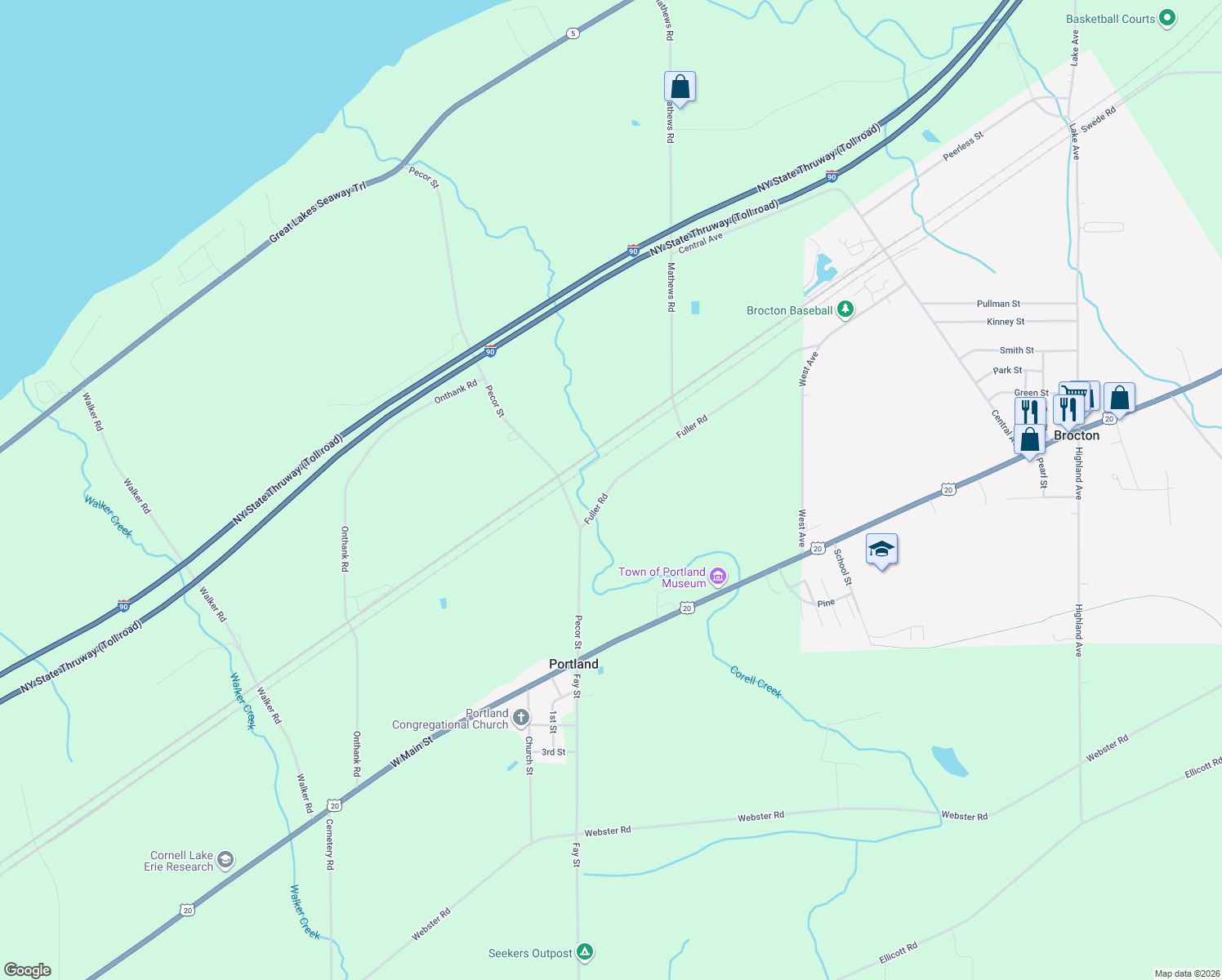 map of restaurants, bars, coffee shops, grocery stores, and more near 6297 Fuller Road in Portland