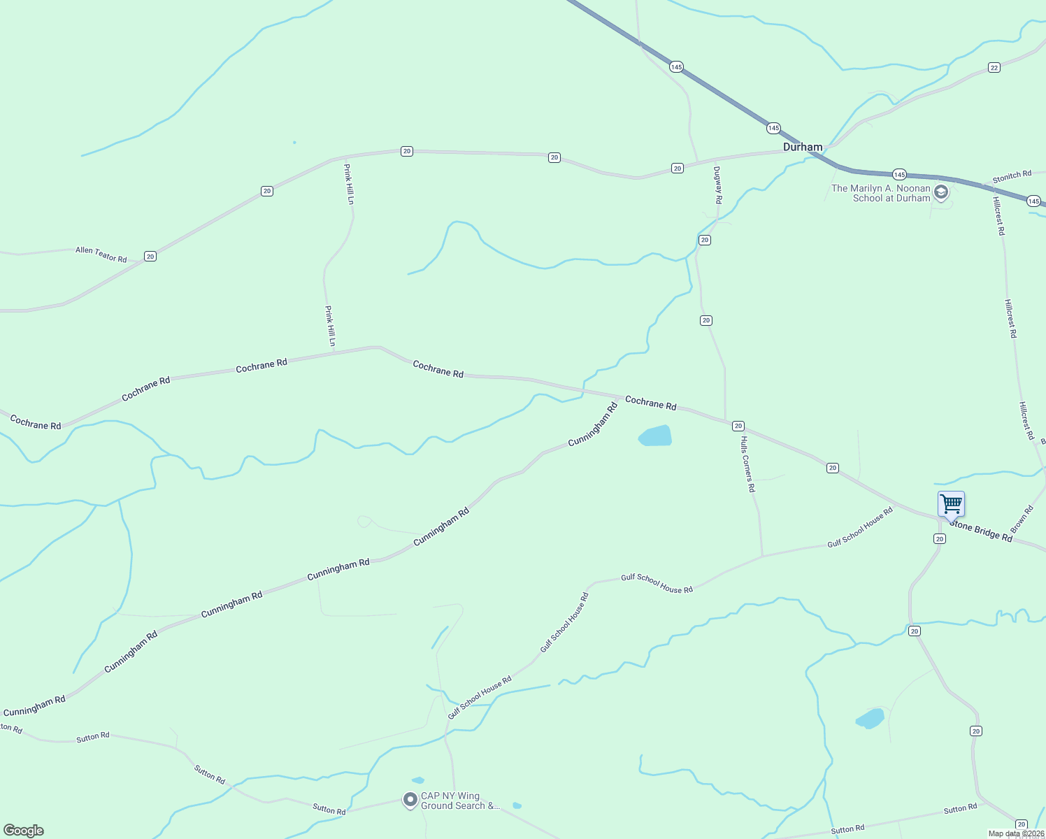 map of restaurants, bars, coffee shops, grocery stores, and more near in Preston-Potter Hollow