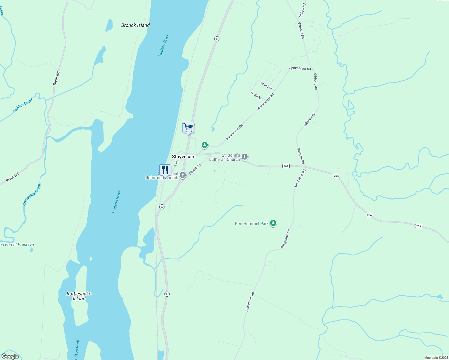map of restaurants, bars, coffee shops, grocery stores, and more near 99 Stuyvesant Heights in Columbia