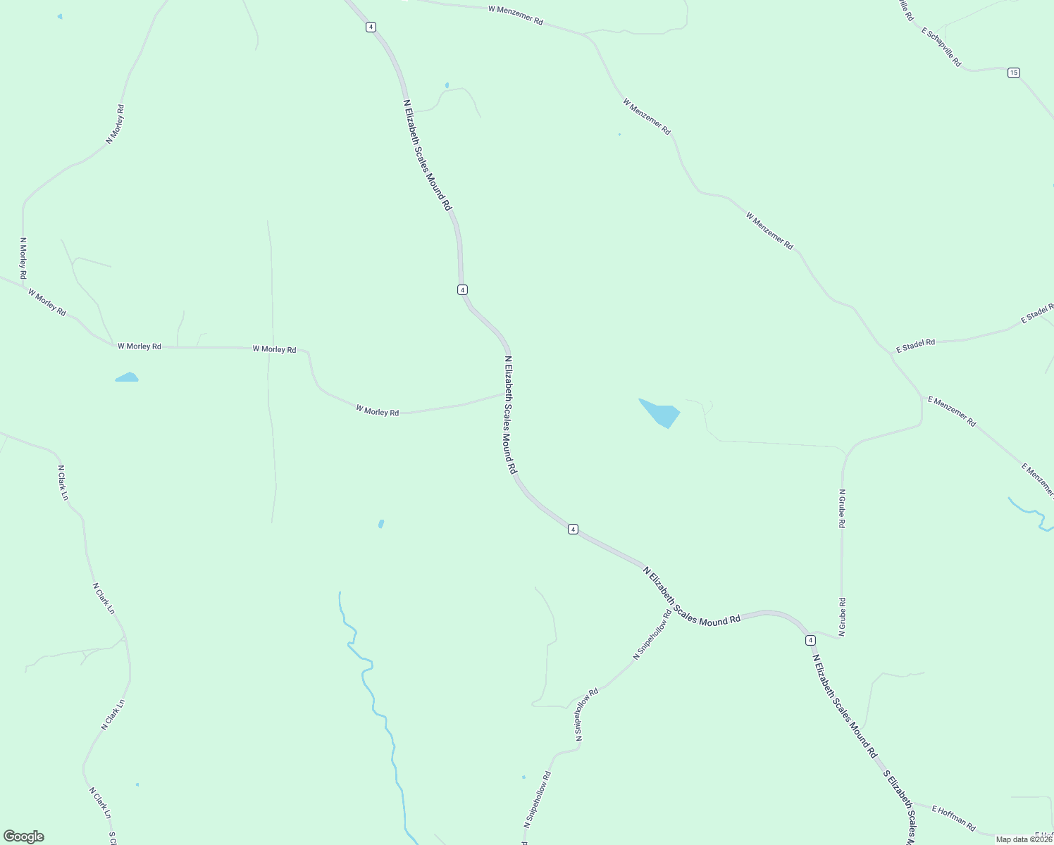 map of restaurants, bars, coffee shops, grocery stores, and more near 1327 North Elizabeth Scales Mound Road in Elizabeth