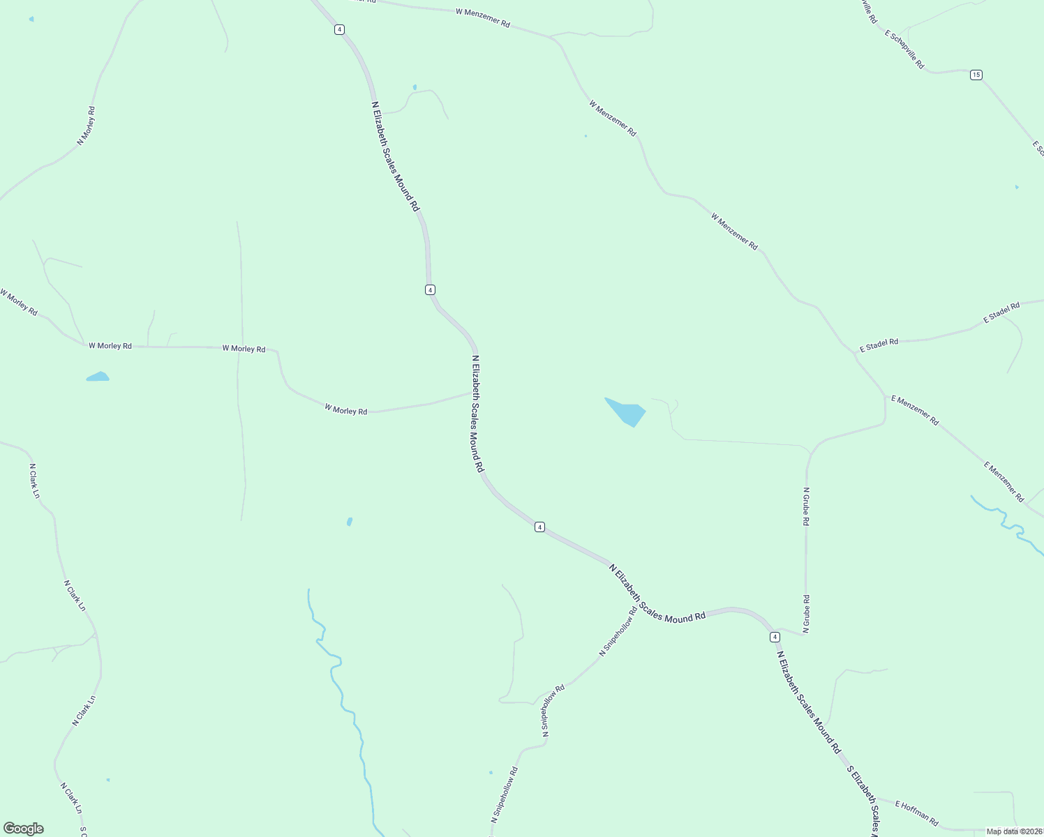 map of restaurants, bars, coffee shops, grocery stores, and more near 1327 North Elizabeth Scales Mound Road in Elizabeth