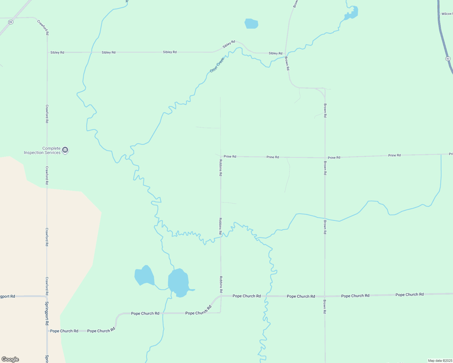 map of restaurants, bars, coffee shops, grocery stores, and more near 10899 Robbins Rd in Springport