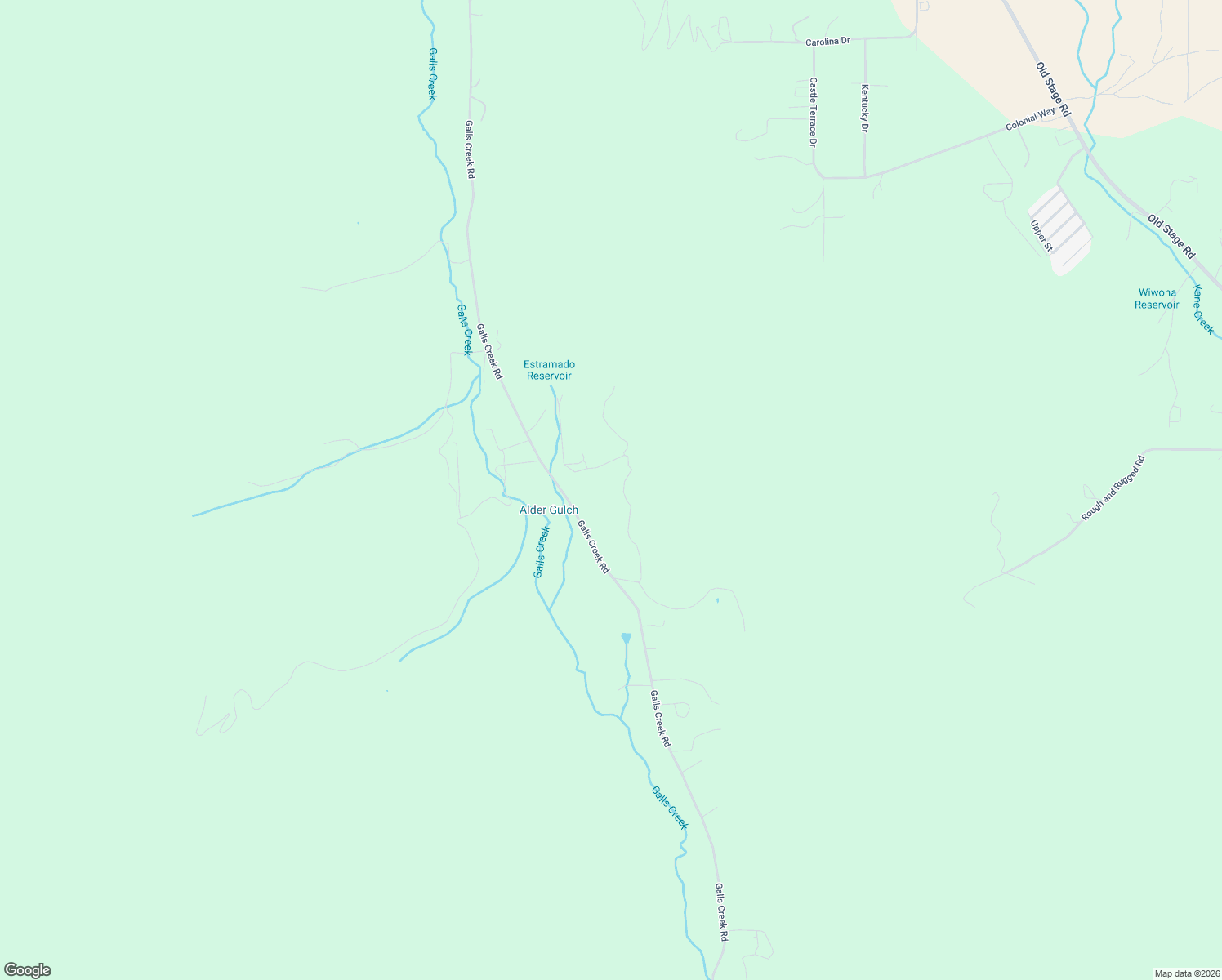 map of restaurants, bars, coffee shops, grocery stores, and more near 3013 Galls Creek Road in Gold Hill