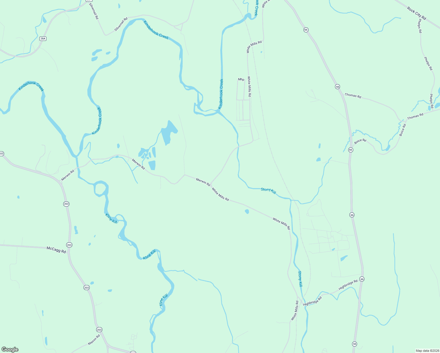 map of restaurants, bars, coffee shops, grocery stores, and more near 500 White Mills Rd in Valatie