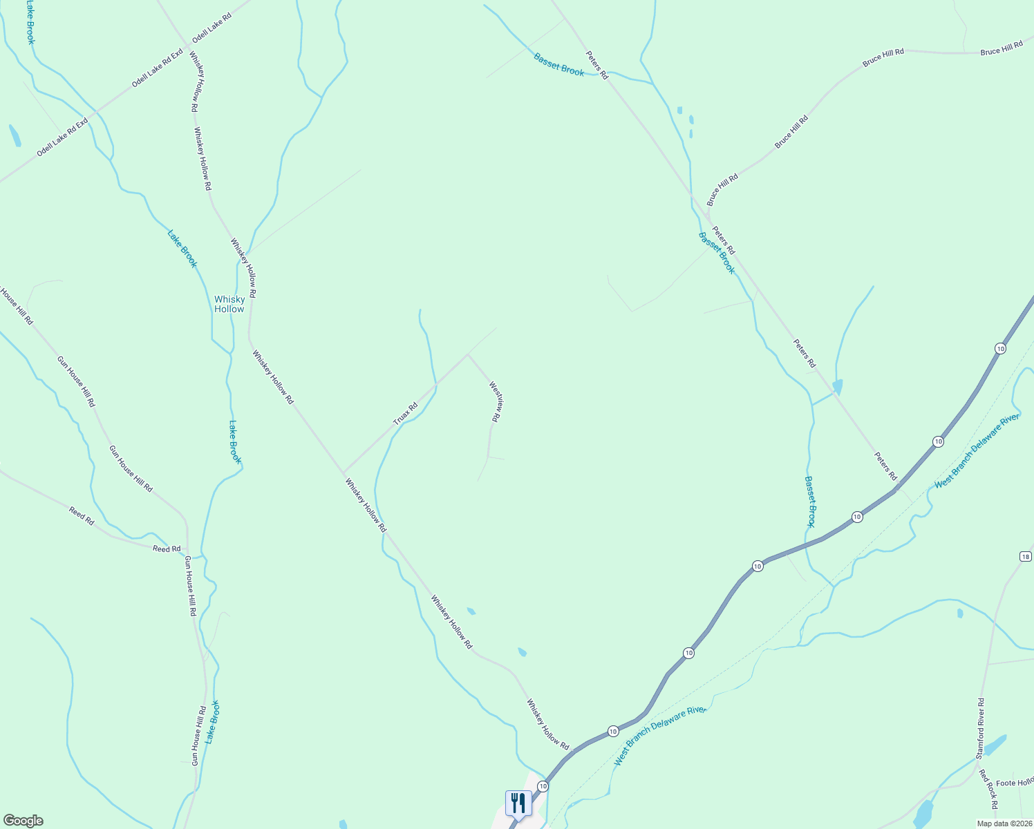 map of restaurants, bars, coffee shops, grocery stores, and more near 322 West View Drive in Hobart