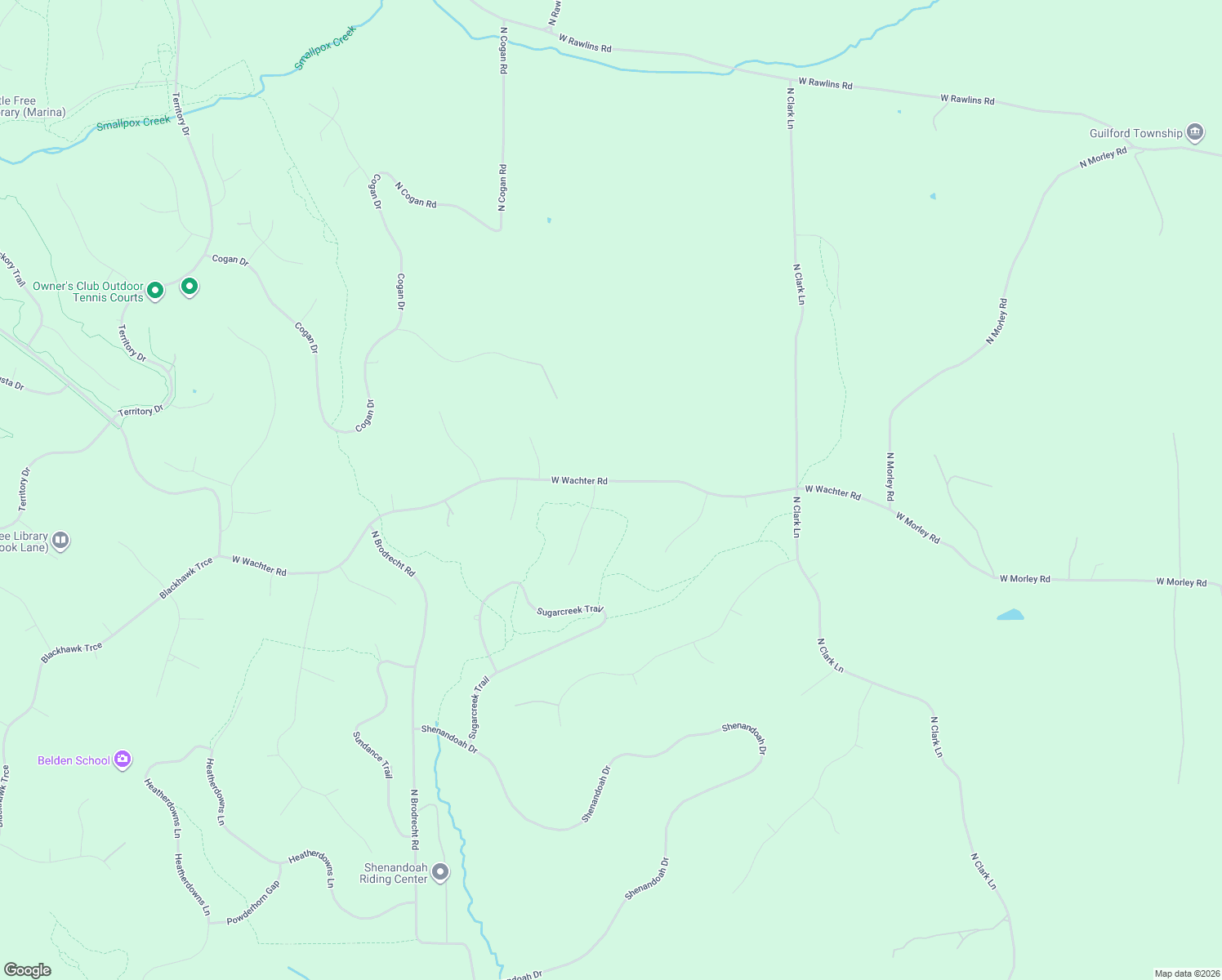 map of restaurants, bars, coffee shops, grocery stores, and more near 403 West Wachter Road in Galena