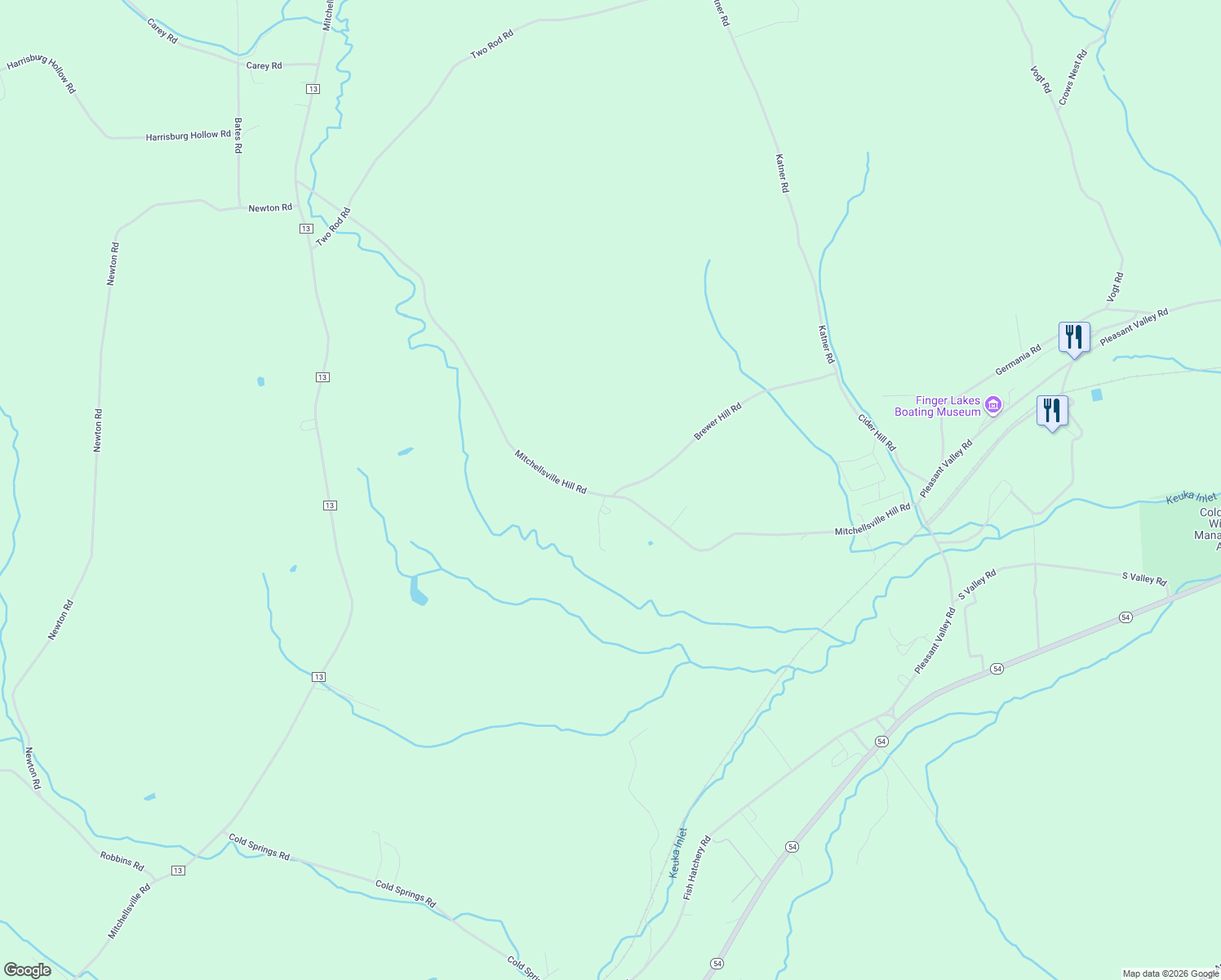 map of restaurants, bars, coffee shops, grocery stores, and more near 7309 Brewer Hill Road in Bath