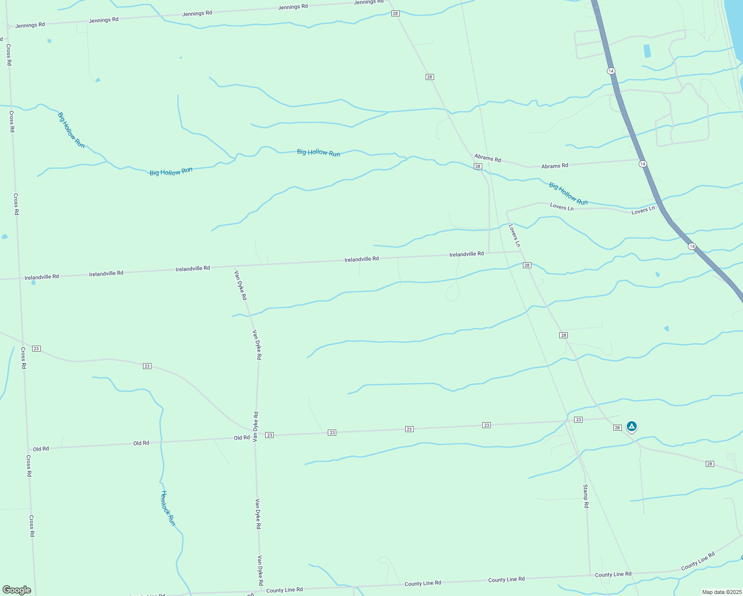 map of restaurants, bars, coffee shops, grocery stores, and more near 2850 Irelandville Rd in Watkins Glen