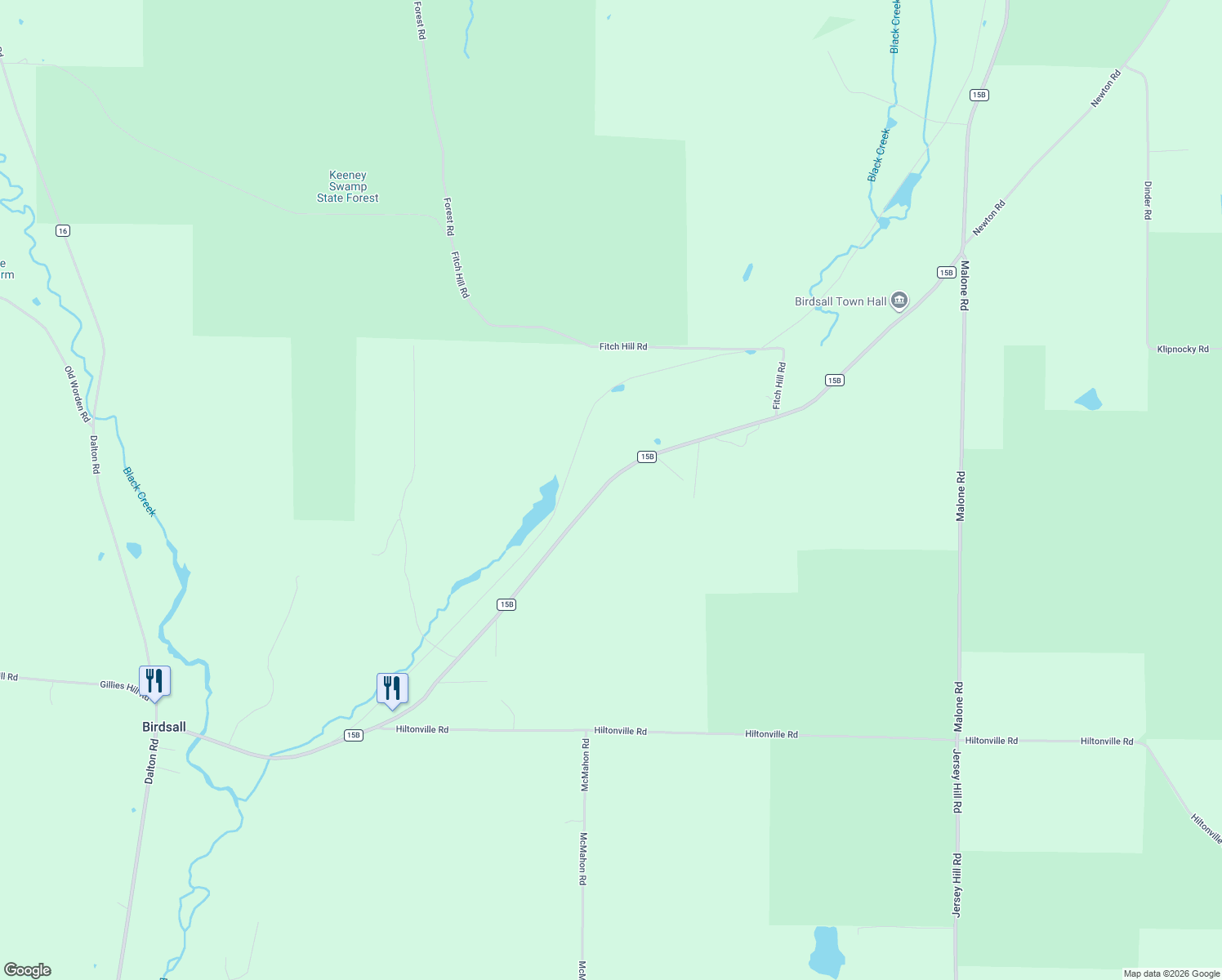 map of restaurants, bars, coffee shops, grocery stores, and more near 9264 County Road 15B in Canaseraga