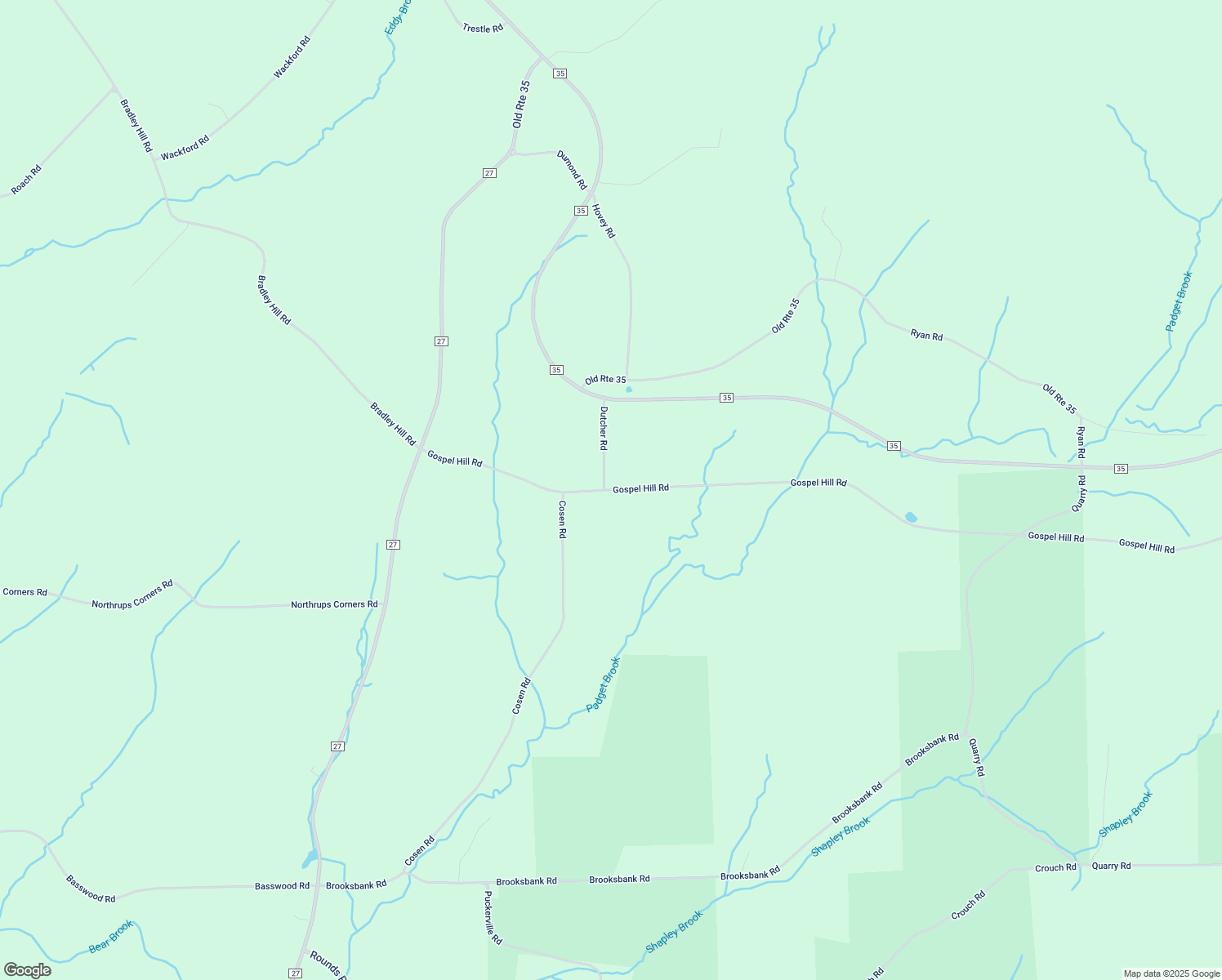 map of restaurants, bars, coffee shops, grocery stores, and more near 267 Gospel Hill Rd in Oxford